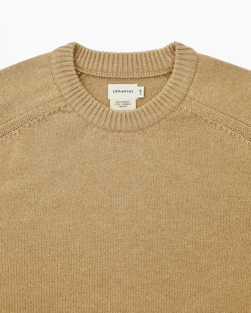 Khakis - Stock Crewneck Sweater (Camel) product image 2 | TRAB K-Fashion Australia