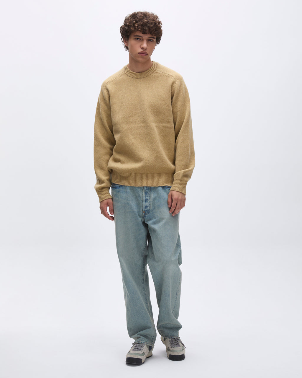 Khakis - Stock Crewneck Sweater (Camel) product image 7 | TRAB K-Fashion Australia