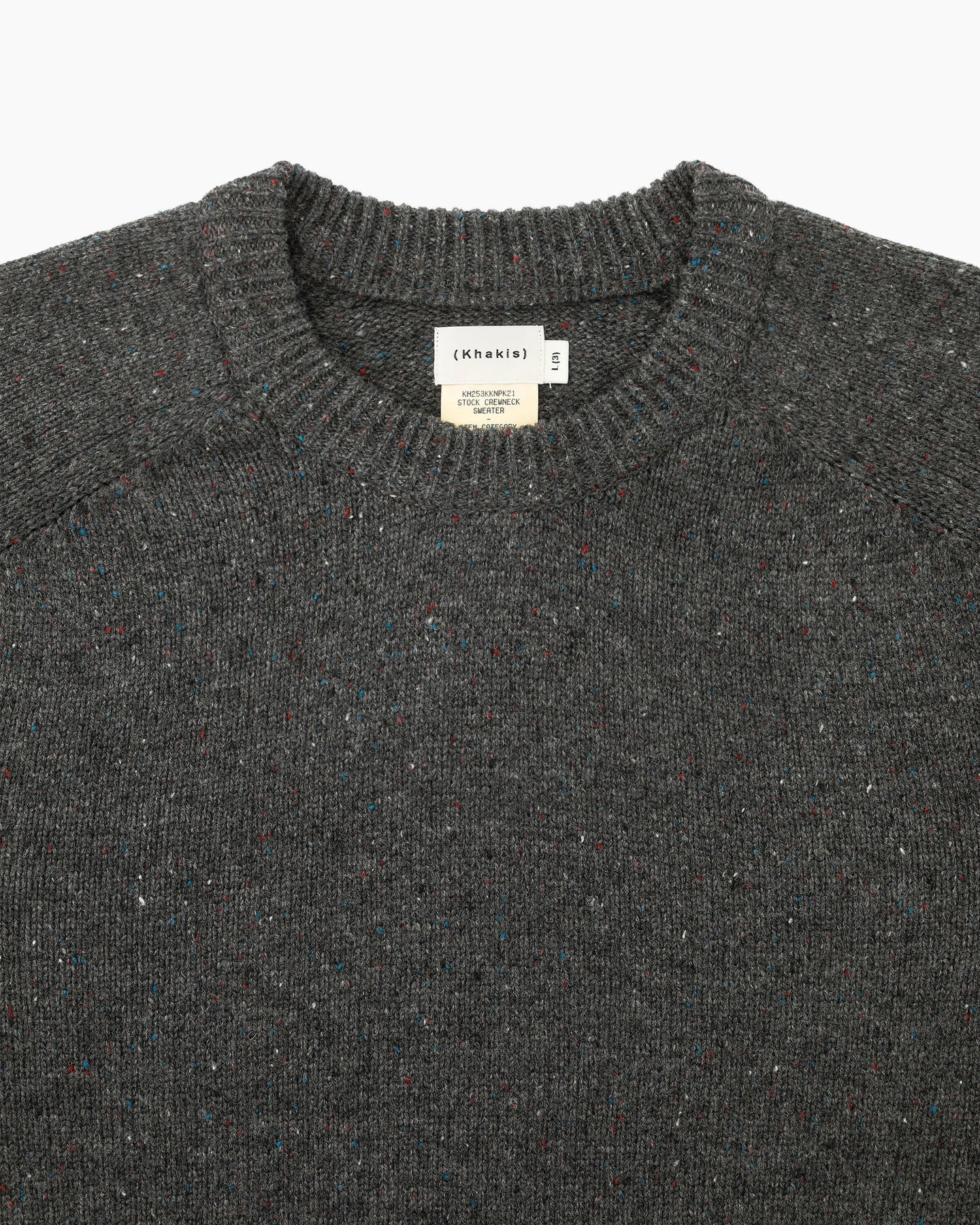 Khakis - Stock Crewneck Sweater (Charcoal) product image 2 | TRAB K-Fashion Australia