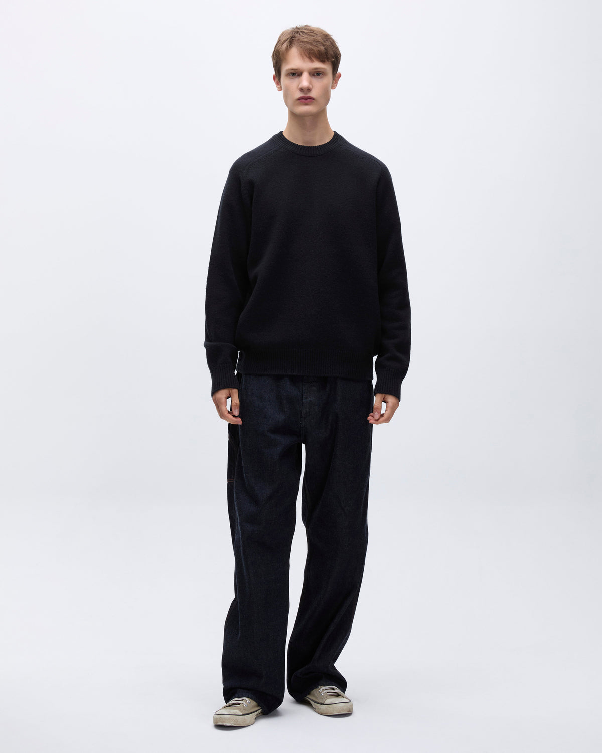 Khakis - Stock Crewneck Sweater (Dark Navy) product image 7 | TRAB K-Fashion Australia