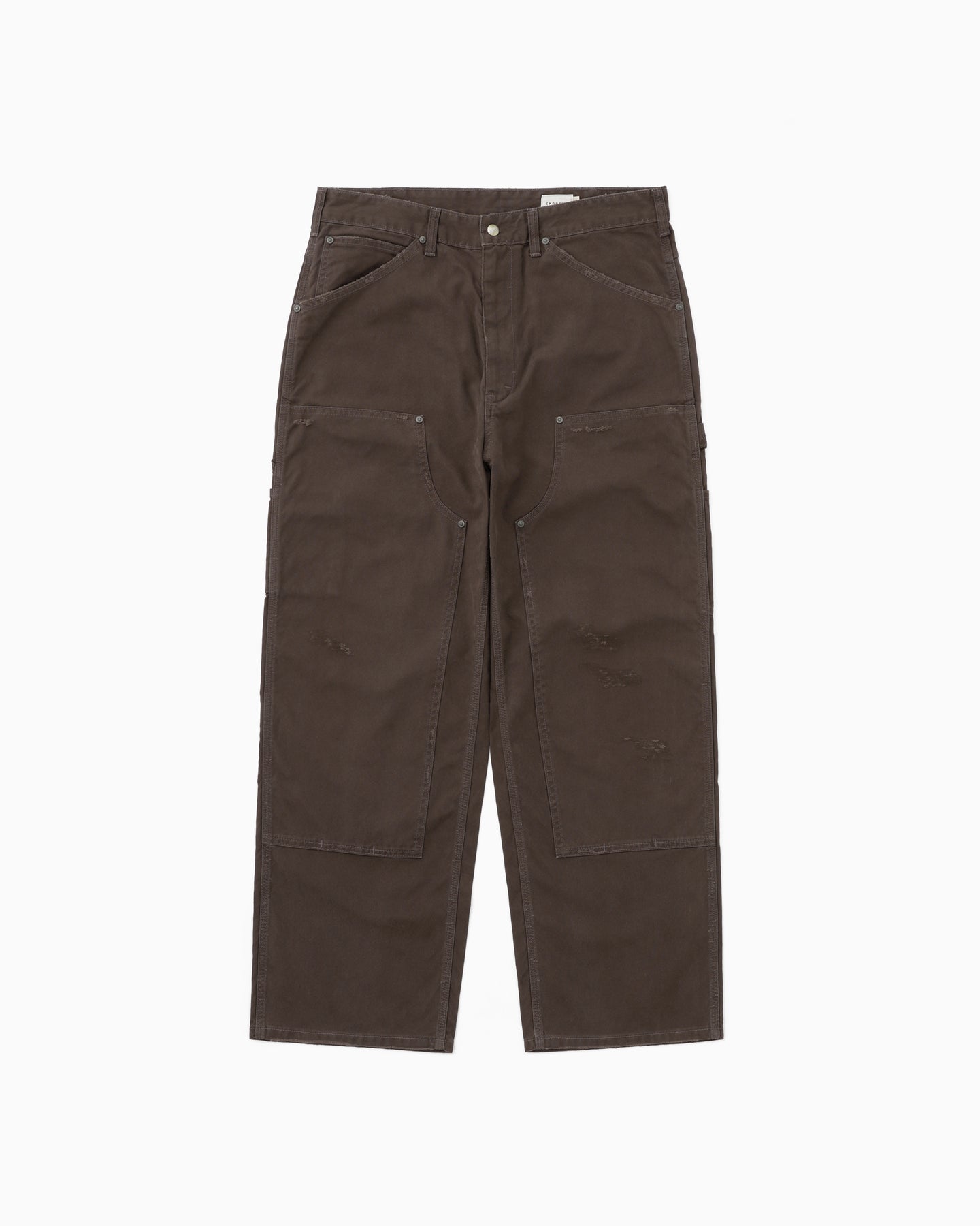 Khakis - Washed Carpenter Pant (Brown) product image 1 | TRAB K-Fashion Australia