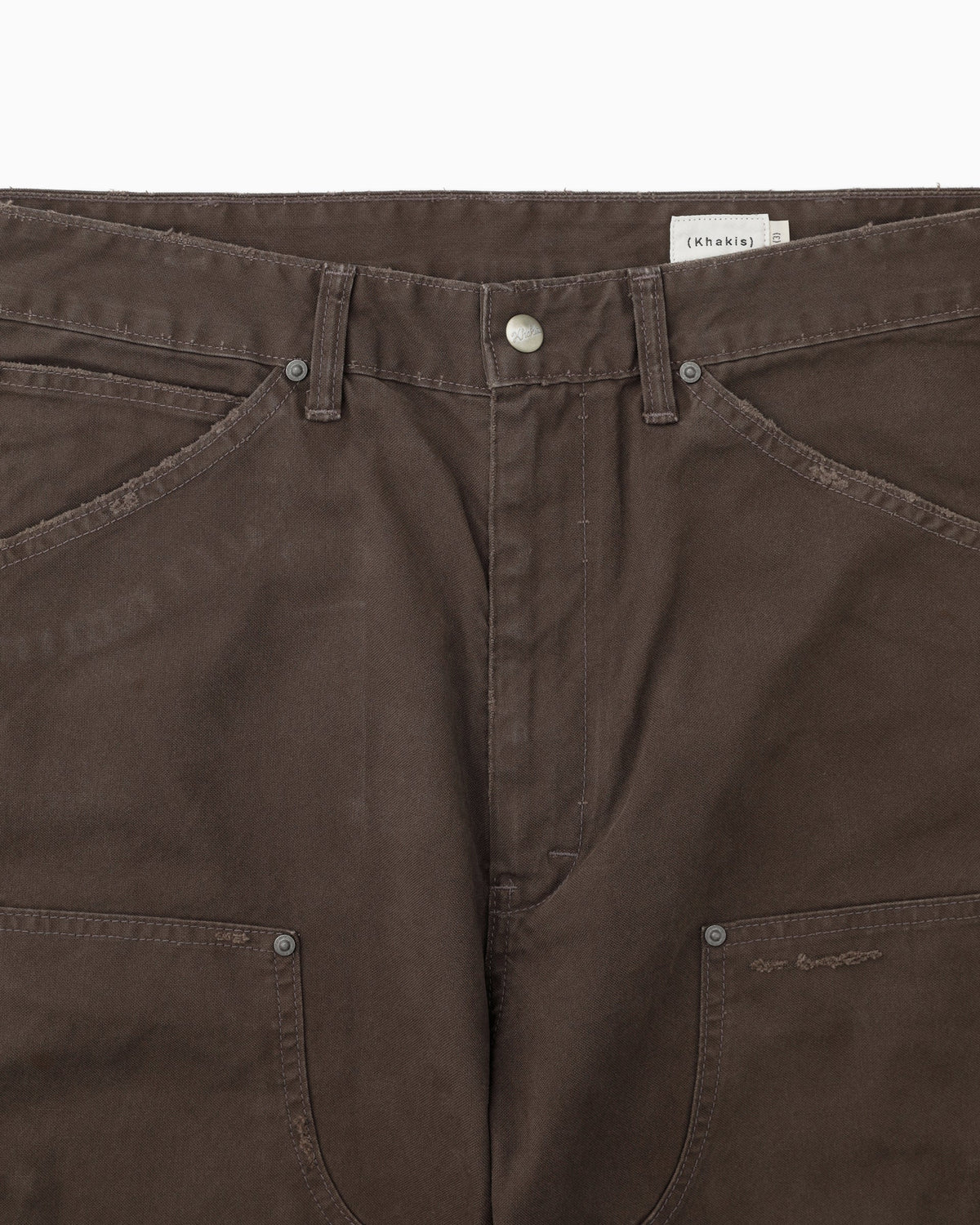 Khakis - Washed Carpenter Pant (Brown) product image 2 | TRAB K-Fashion Australia