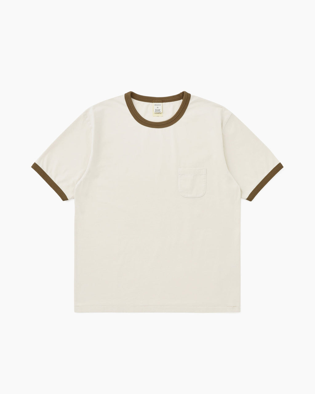 Khakis - Washed Ringer Tee (Brown) product image 1 | TRAB K-Fashion Australia
