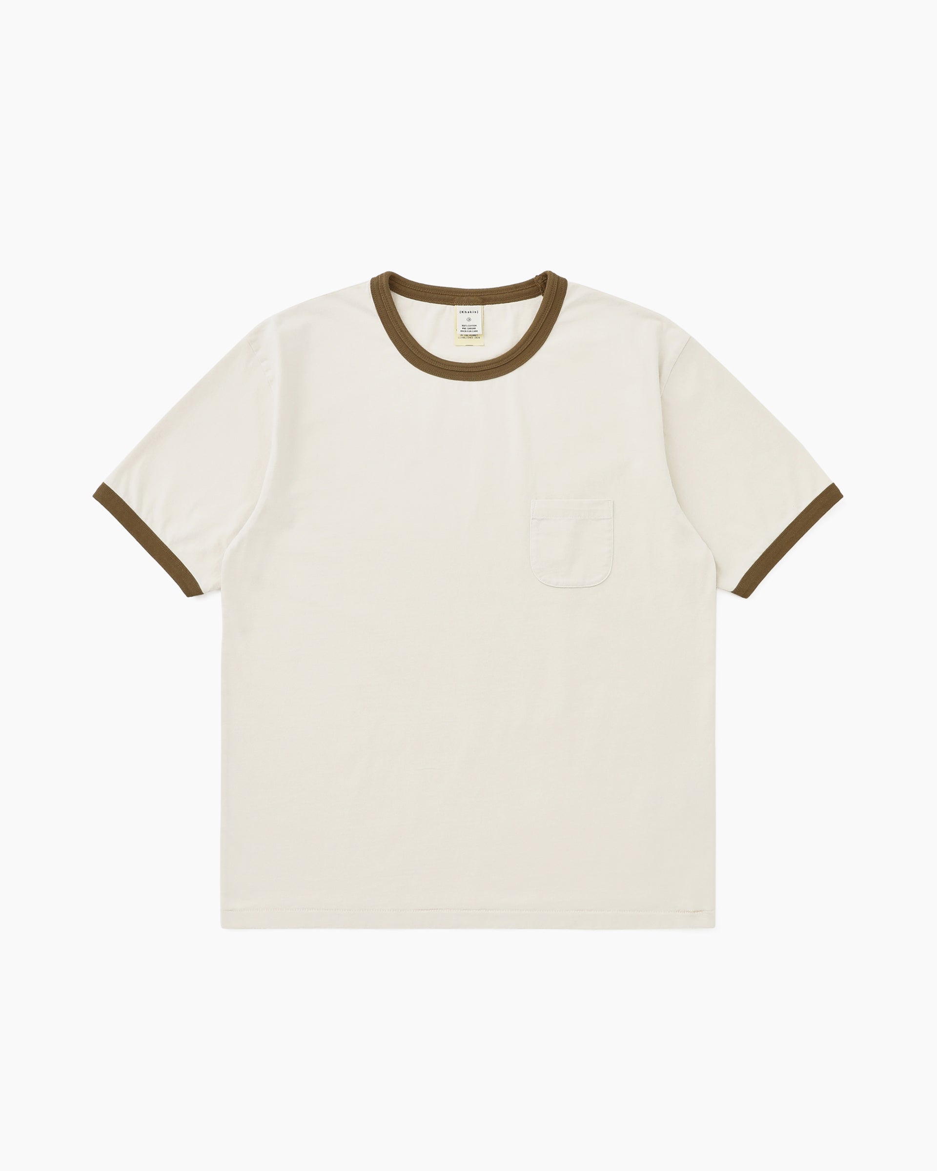 Khakis - Washed Ringer Tee (Brown) product image 1 | TRAB K-Fashion Australia
