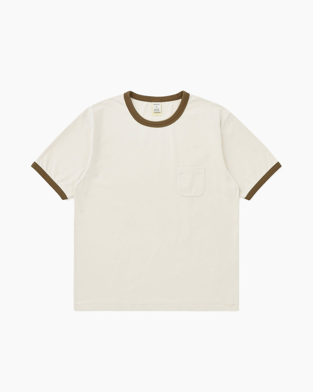 Khakis - Washed Ringer Tee (Brown) product image 1 | TRAB K-Fashion Australia