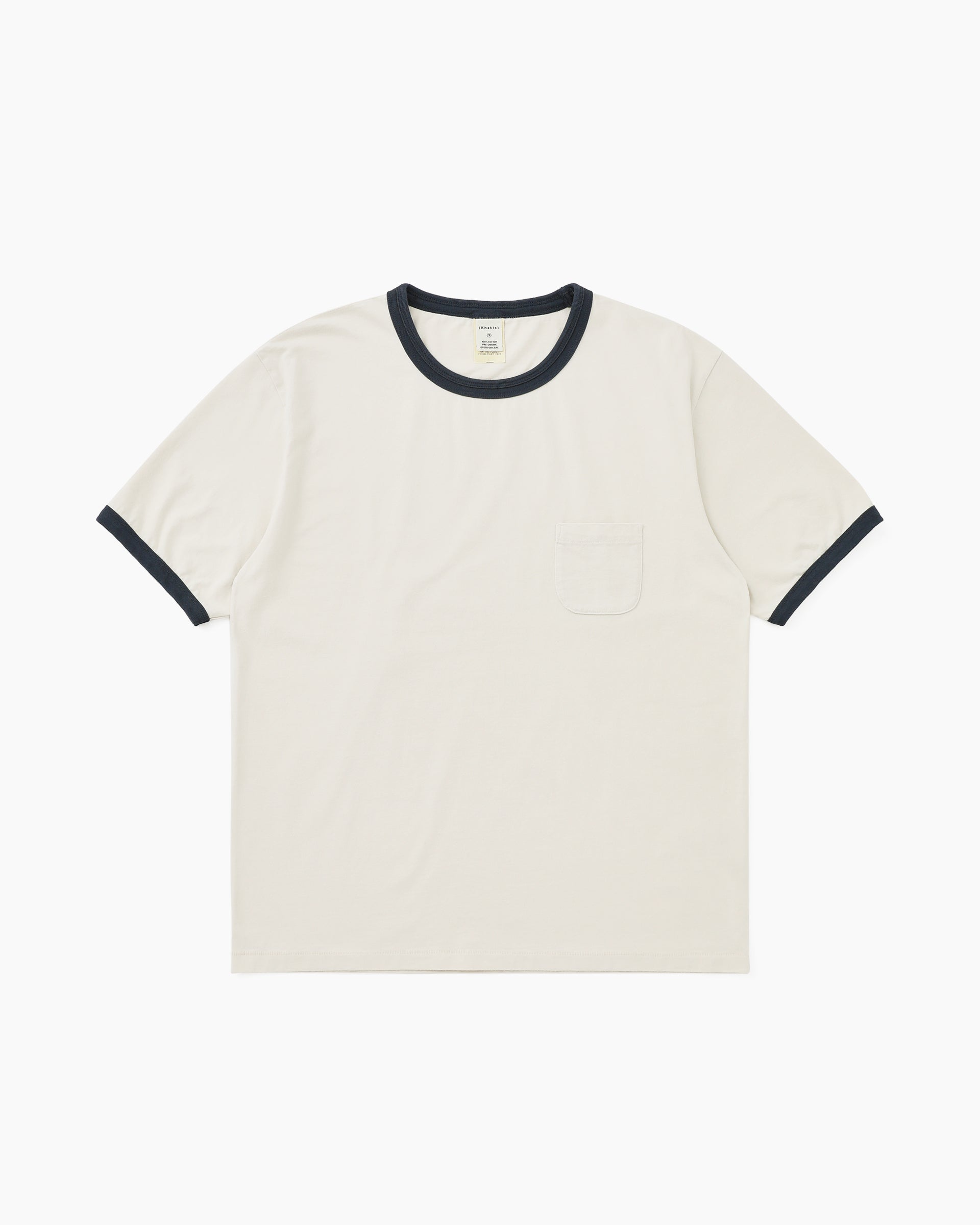 Khakis - Washed Ringer Tee (Navy) product image 1 | TRAB K-Fashion Australia
