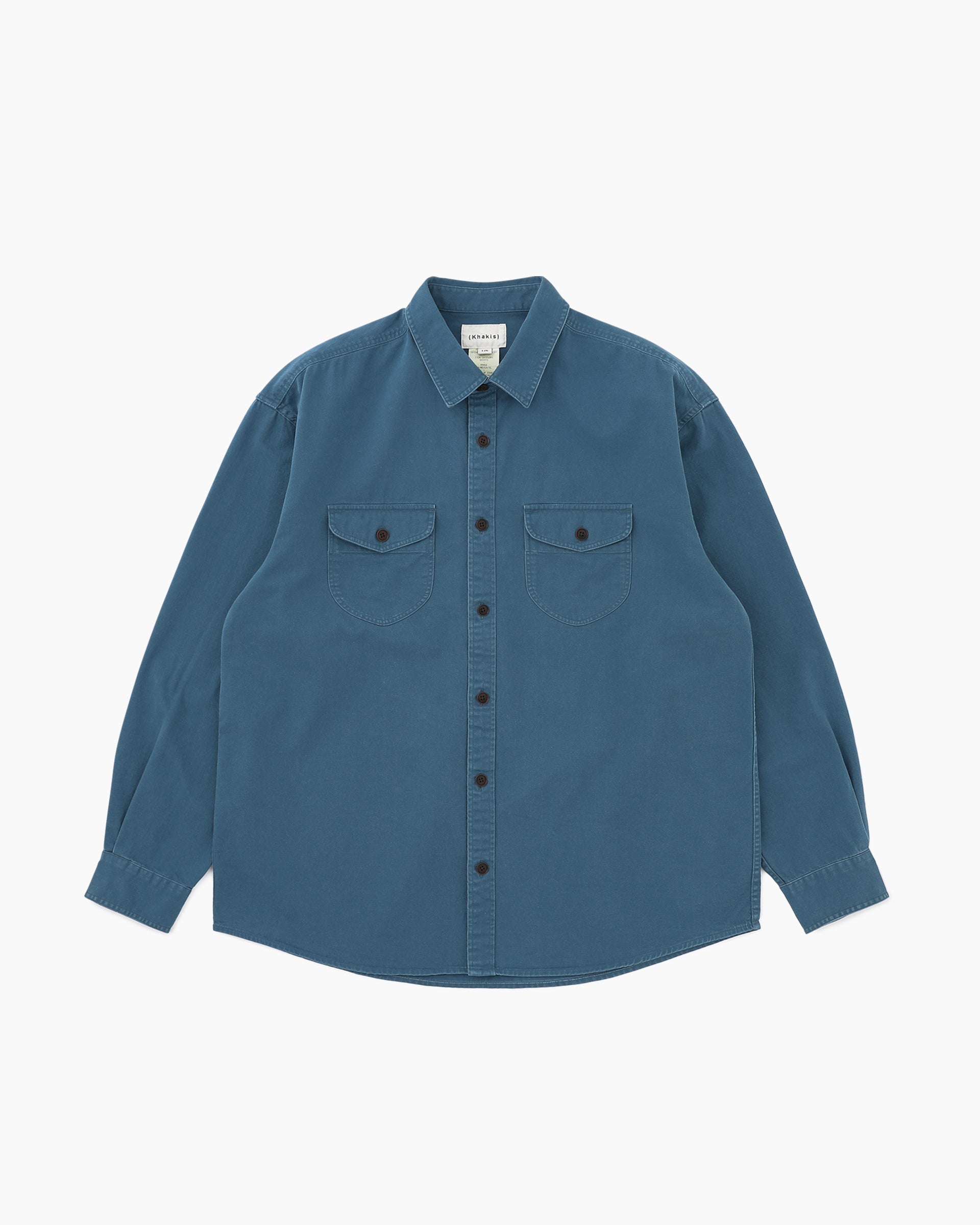 Khakis - Washed Scout Shirt (Slate Blue) product image 1 | TRAB K-Fashion Australia