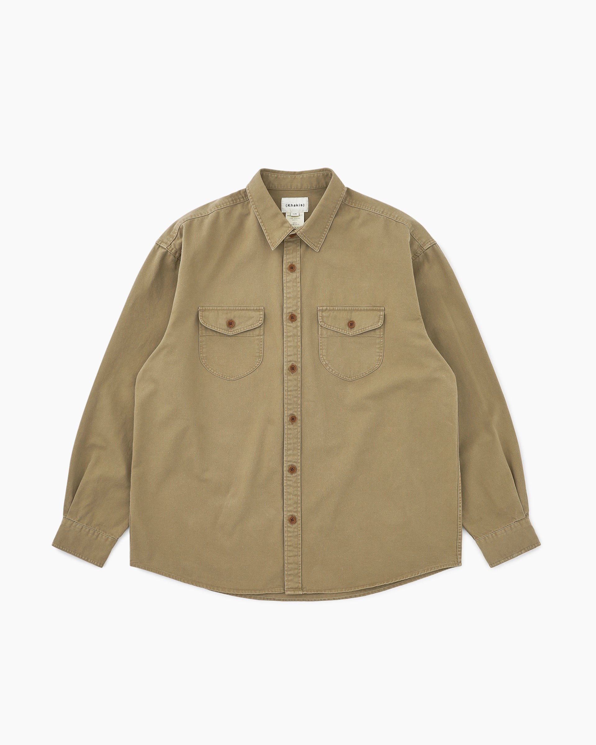 Khakis - Washed Scout Shirt (Tan) product image 1 | TRAB K-Fashion Australia
