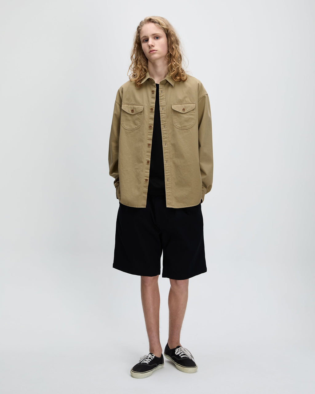 Khakis - Washed Scout Shirt (Tan) product image 7 | TRAB K-Fashion Australia