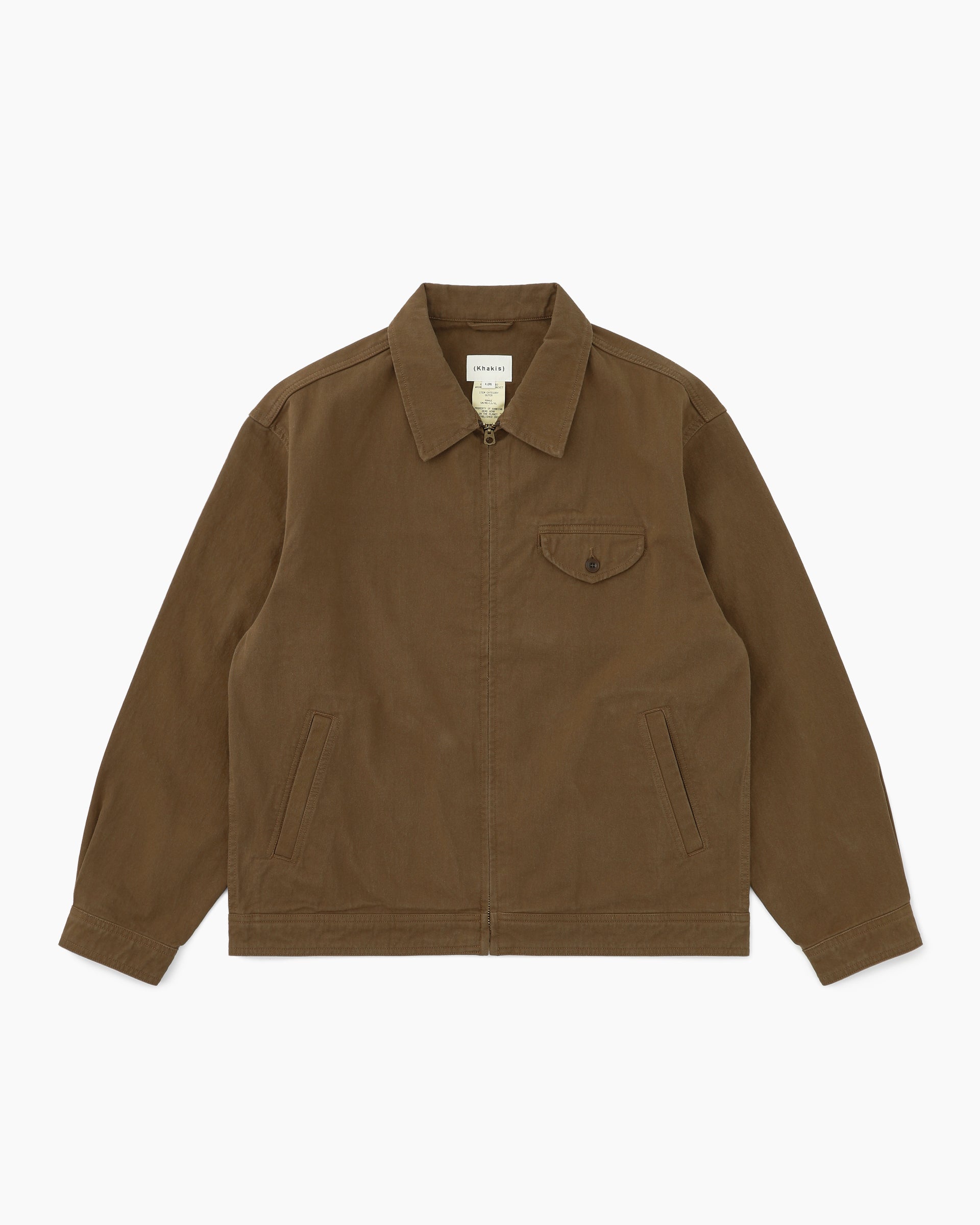 Khakis - Washed Swing Jacket (Brown) product image 1 | TRAB K-Fashion Australia