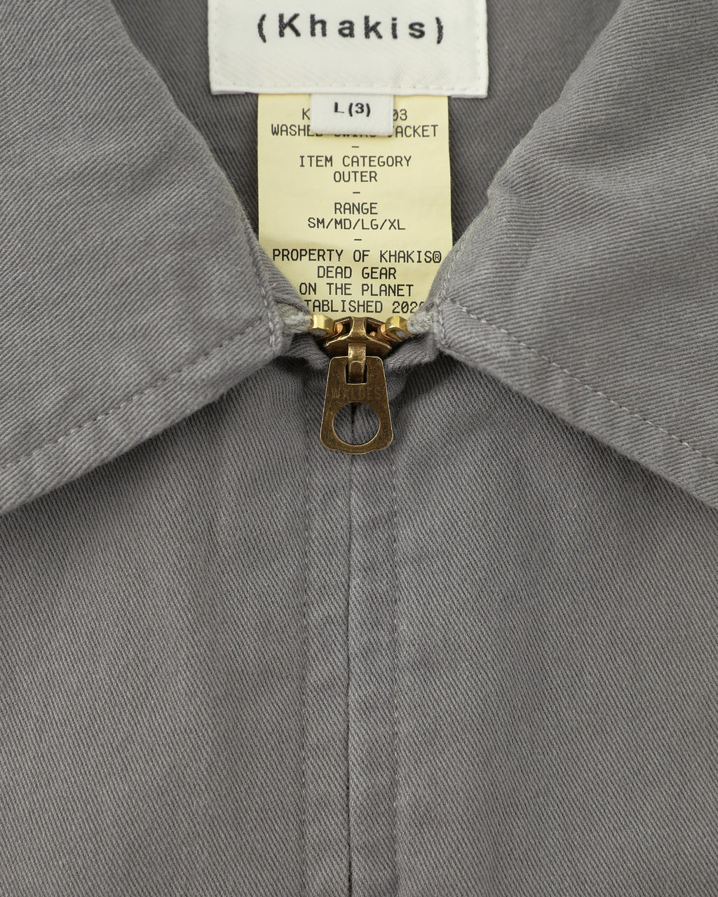 Khakis - Washed Swing Jacket (Grey) product image 3 | TRAB K-Fashion Australia
