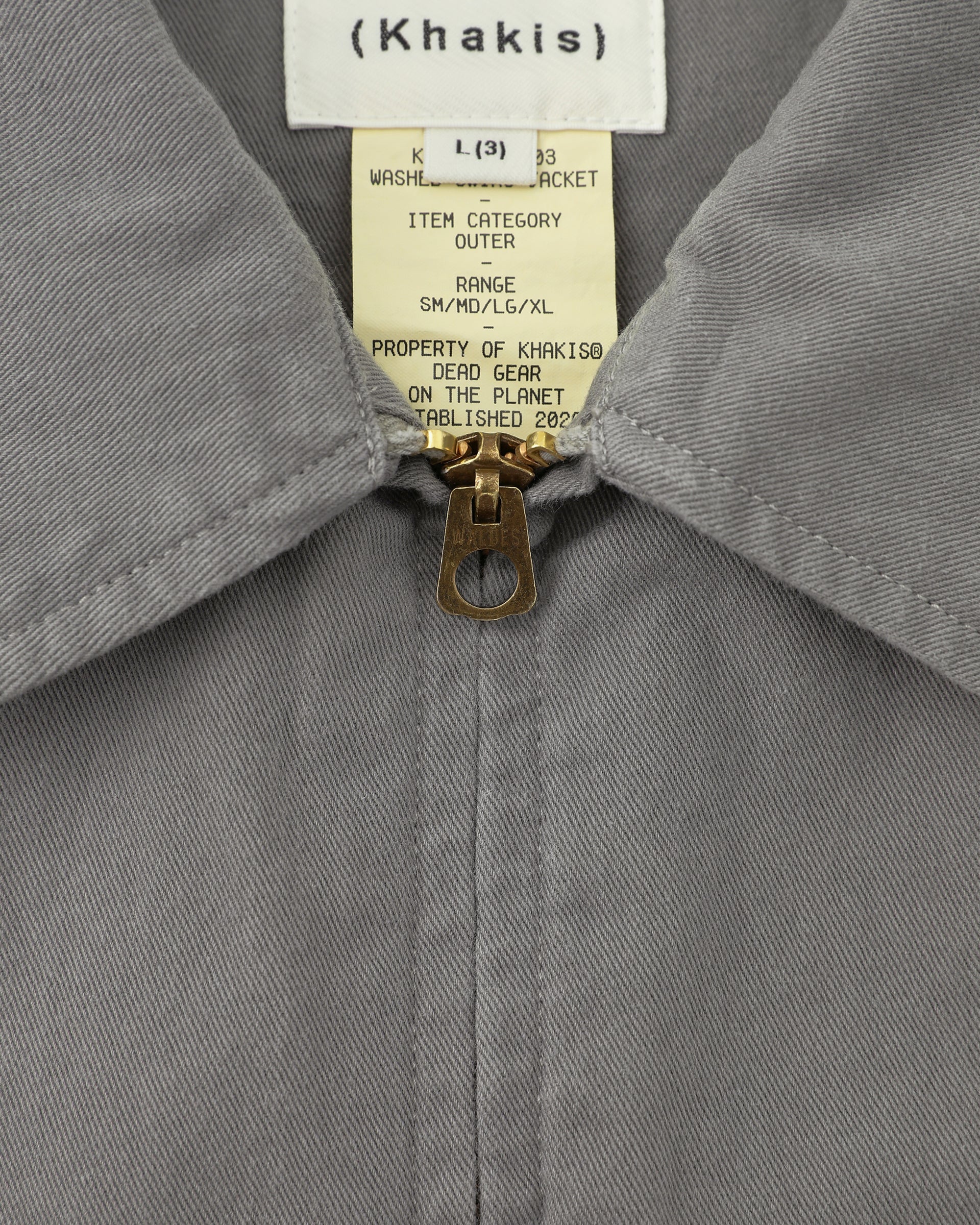 Khakis - Washed Swing Jacket (Grey) product image 3 | TRAB K-Fashion Australia