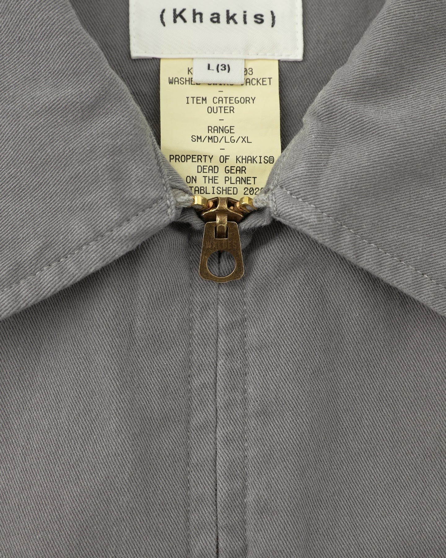 Khakis - Washed Swing Jacket (Grey) product image 3 | TRAB K-Fashion Australia
