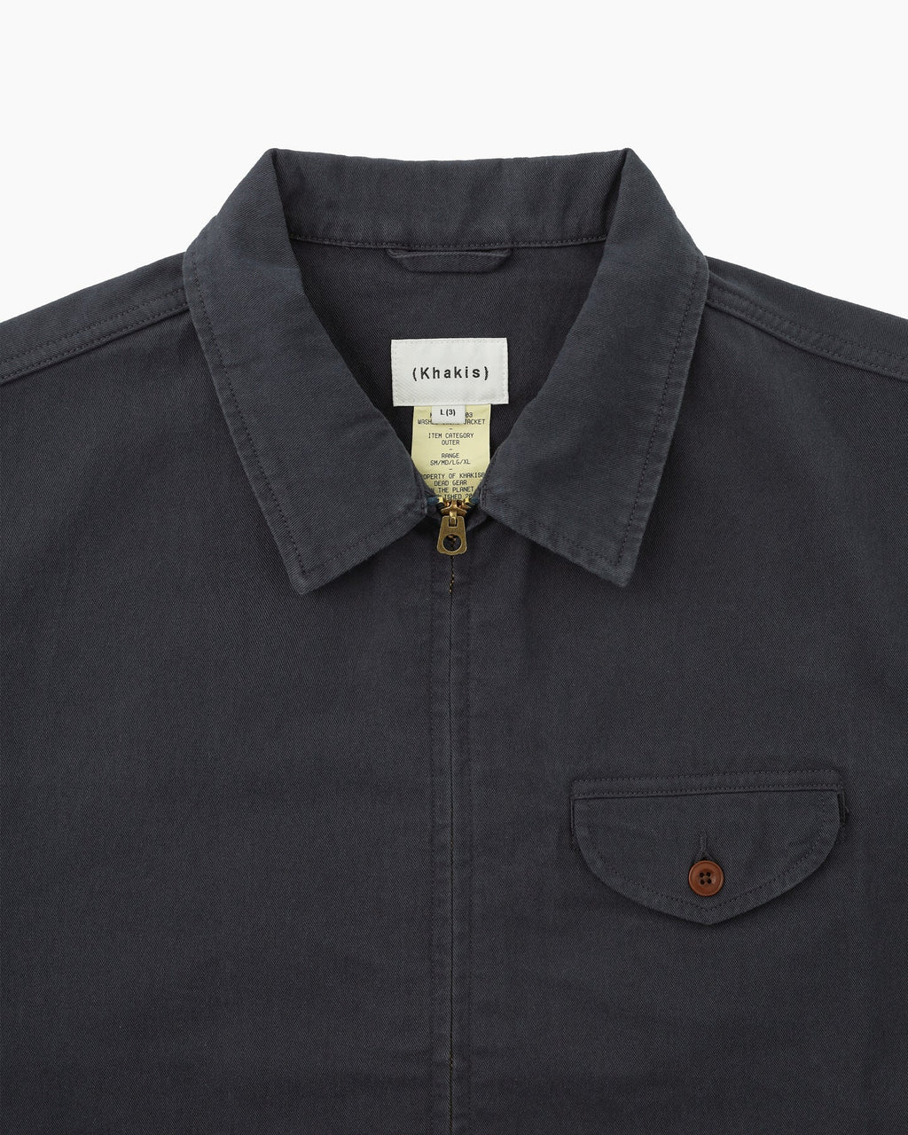 Khakis - Washed Swing Jacket (Navy) product image 2 | TRAB K-Fashion Australia