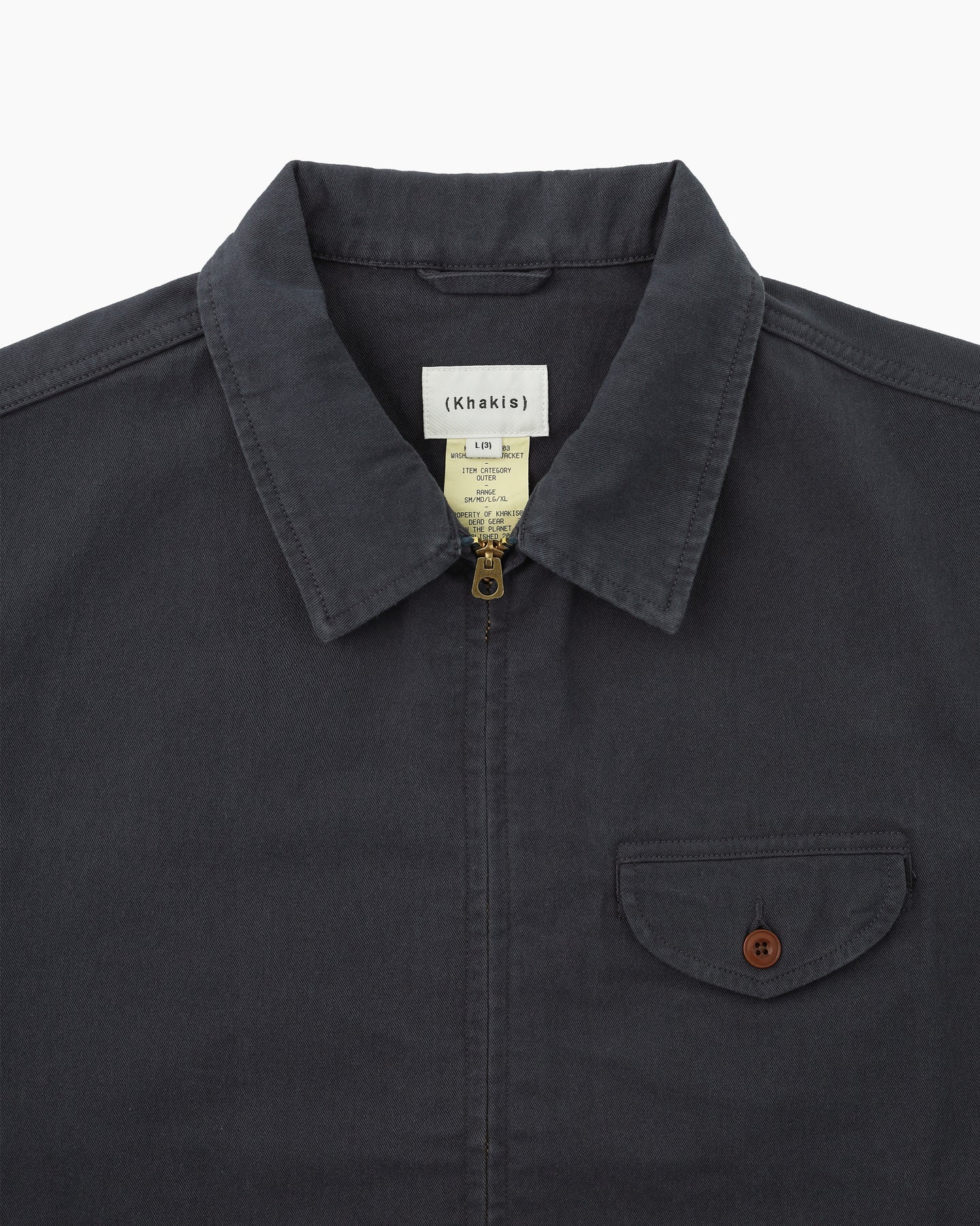 Khakis - Washed Swing Jacket (Navy) product image 2 | TRAB K-Fashion Australia