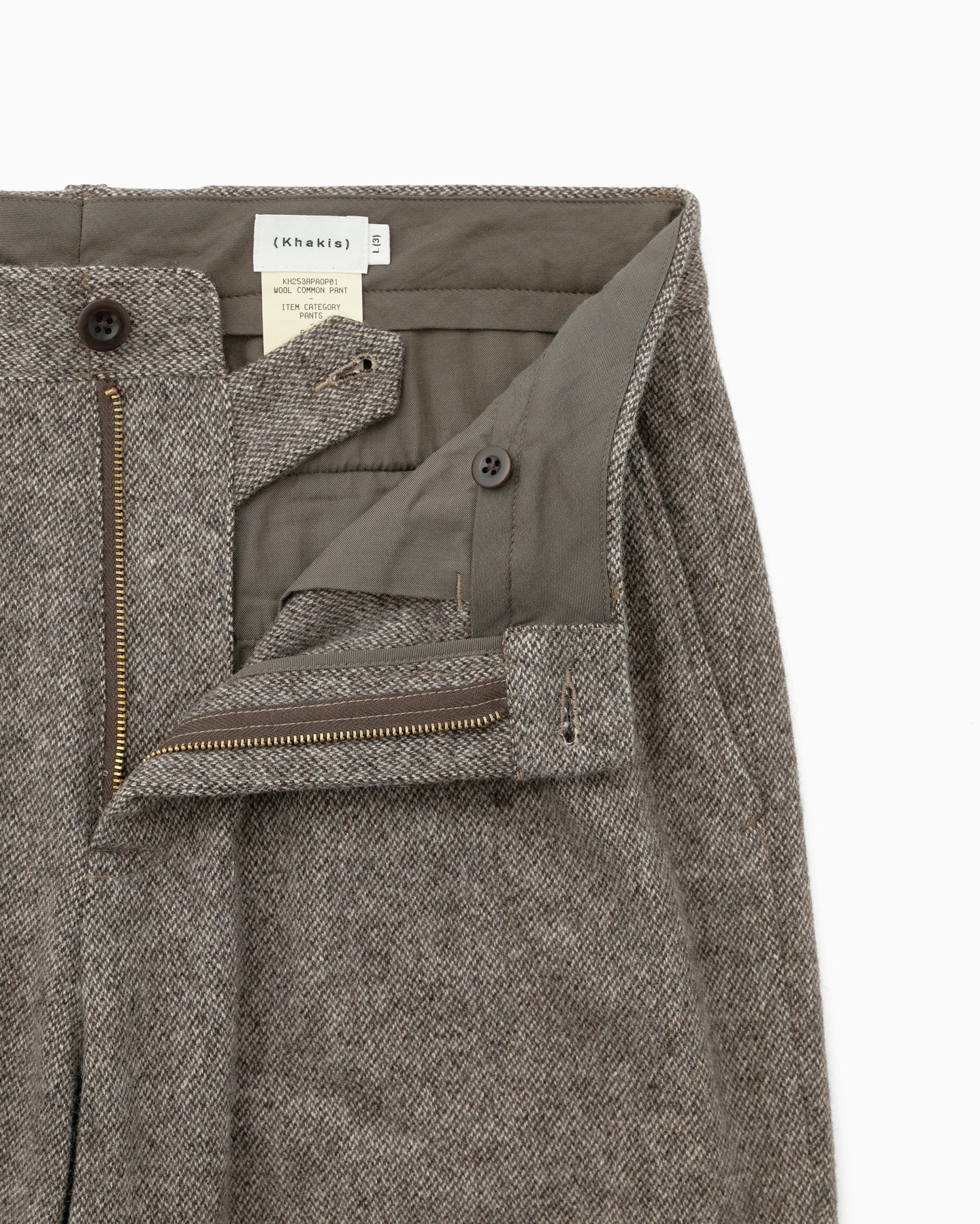 Khakis - Wool Common Pant (Brown) product image 4 | TRAB K-Fashion Australia