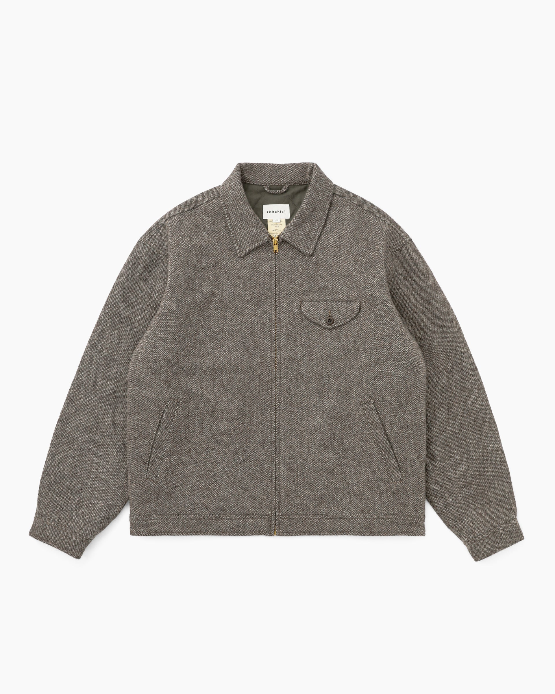 Khakis - Wool Swing Jacket (Brown) product image 1 | TRAB K-Fashion Australia