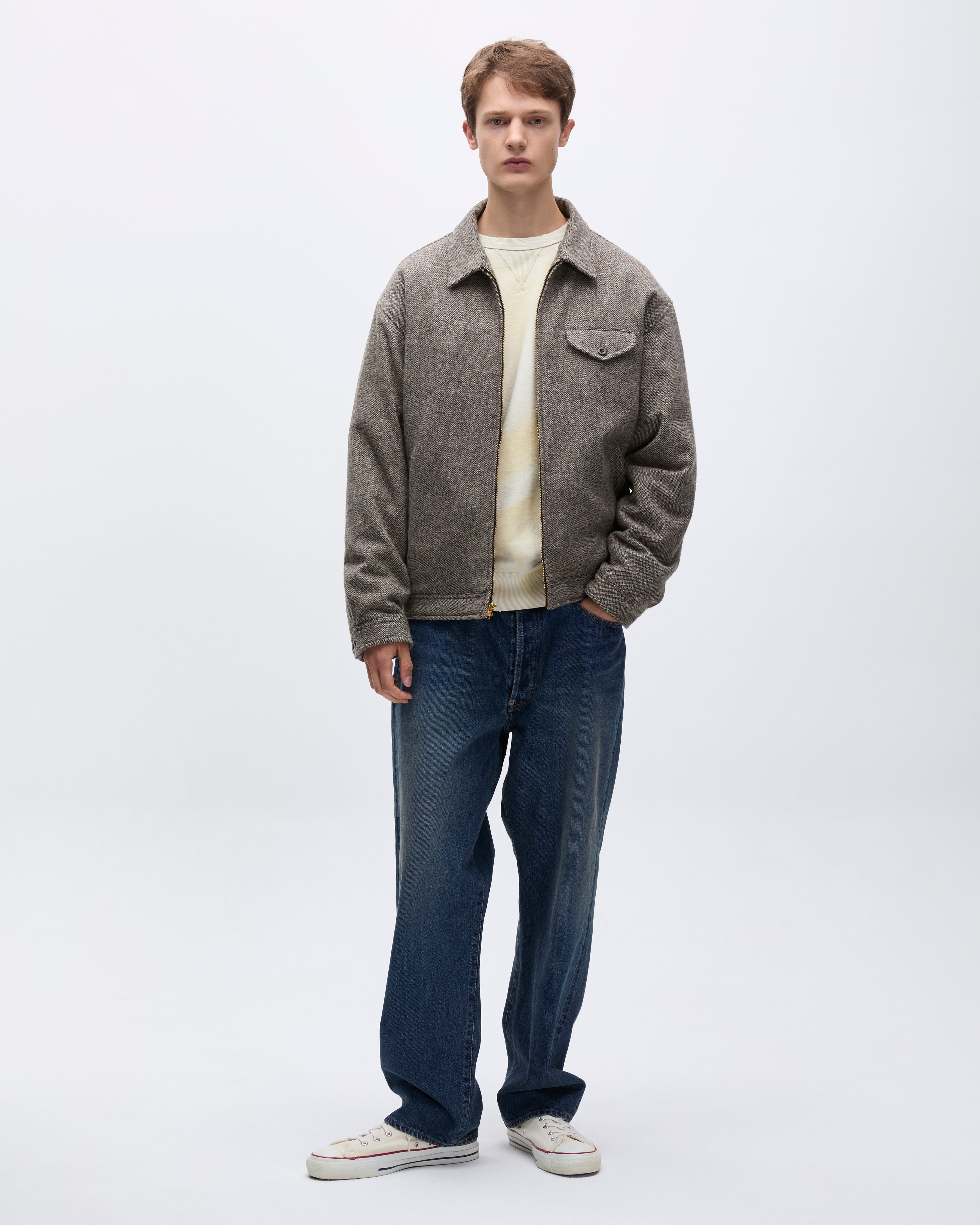 Khakis - Wool Swing Jacket (Brown) product image 8 | TRAB K-Fashion Australia