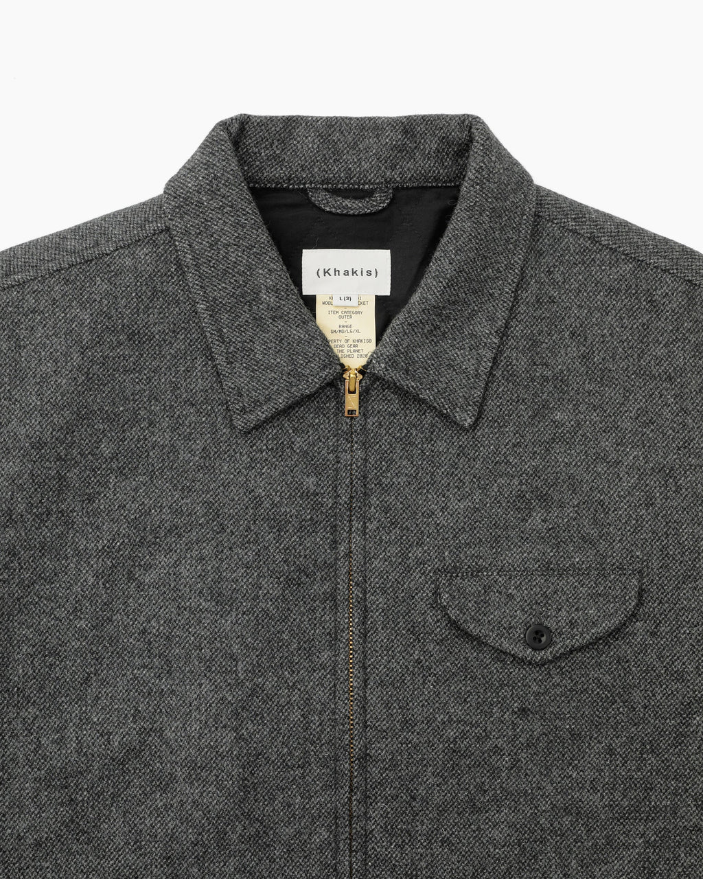 Khakis - Wool Swing Jacket (Charcoal) product image 2 | TRAB K-Fashion Australia