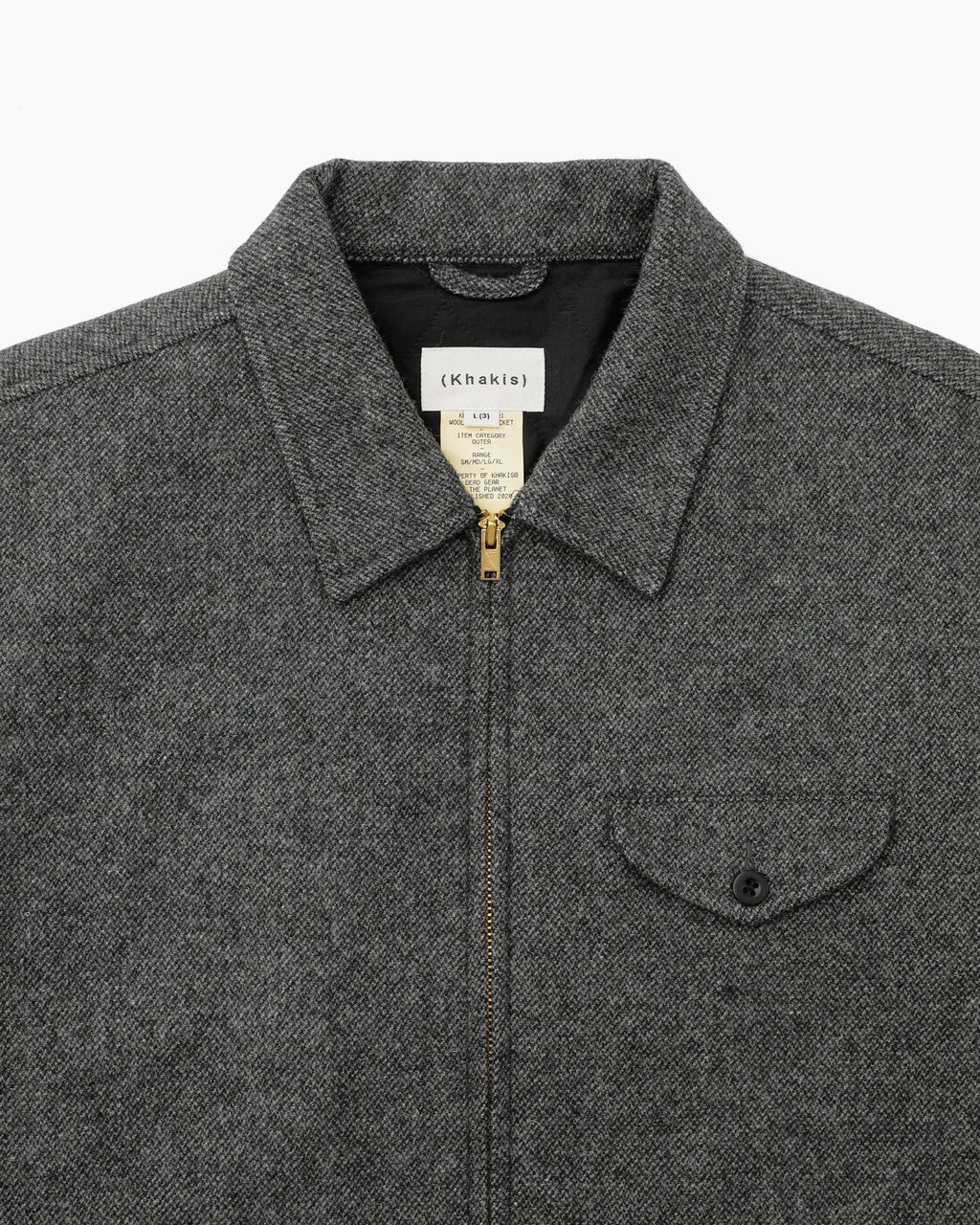 Khakis - Wool Swing Jacket (Charcoal) product image 2 | TRAB K-Fashion Australia