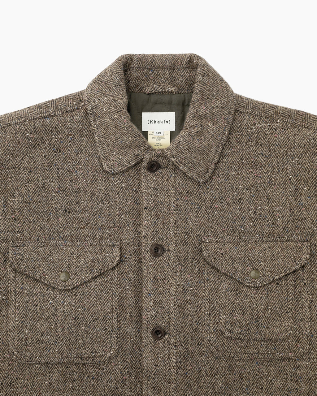 Khakis - Wool Timber Jacket (Brown) product image 2 | TRAB K-Fashion Australia