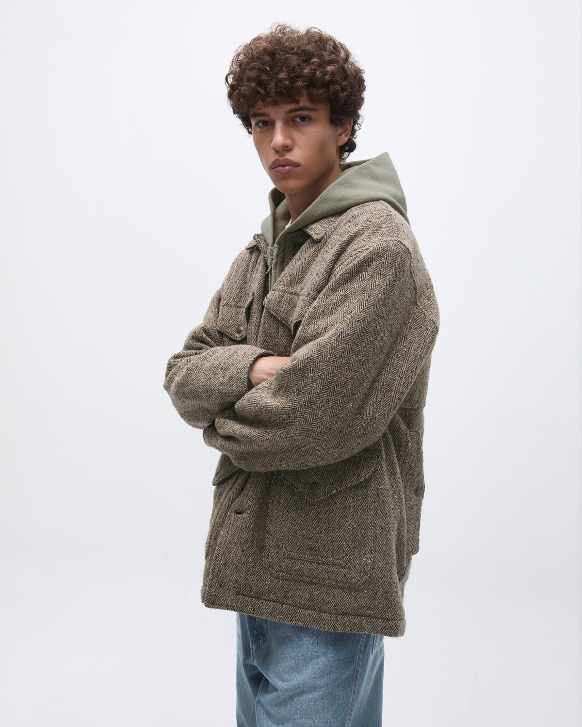 Khakis - Wool Timber Jacket (Brown) product image 7 | TRAB K-Fashion Australia
