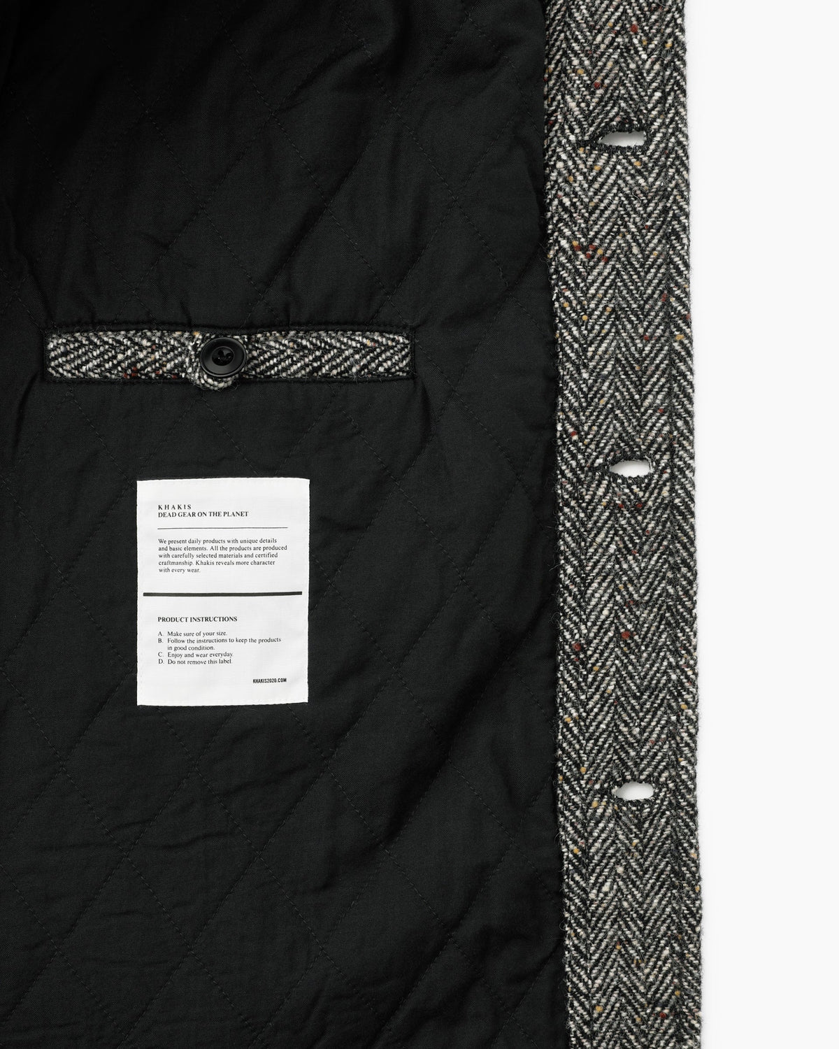 Khakis - Wool Timber Jacket (Charcoal) product image 3 | TRAB K-Fashion Australia