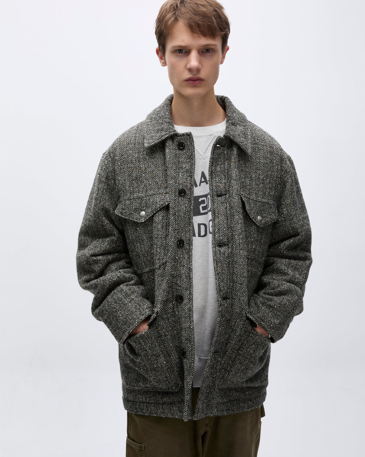 Khakis - Wool Timber Jacket (Charcoal) product image 7 | TRAB K-Fashion Australia