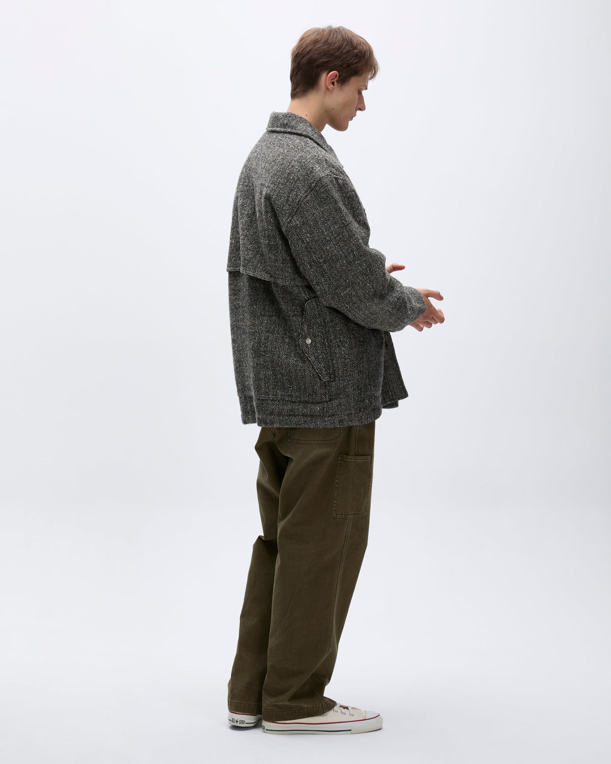 Khakis - Wool Timber Jacket (Charcoal) product image 8 | TRAB K-Fashion Australia