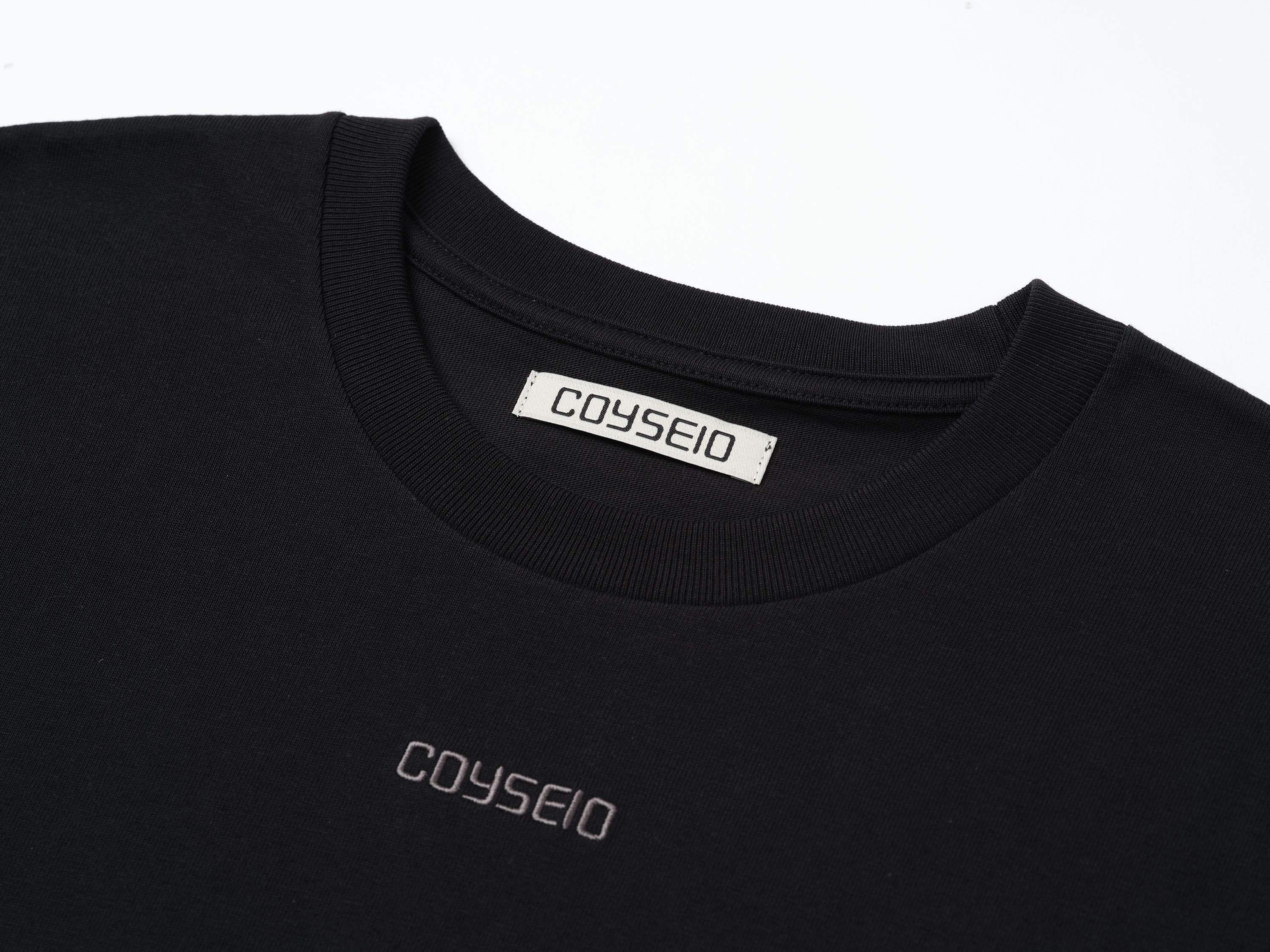 Coyseio - Mini Logo Regular T-Shirt (Black) product image 7 | TRAB K-Fashion Australia