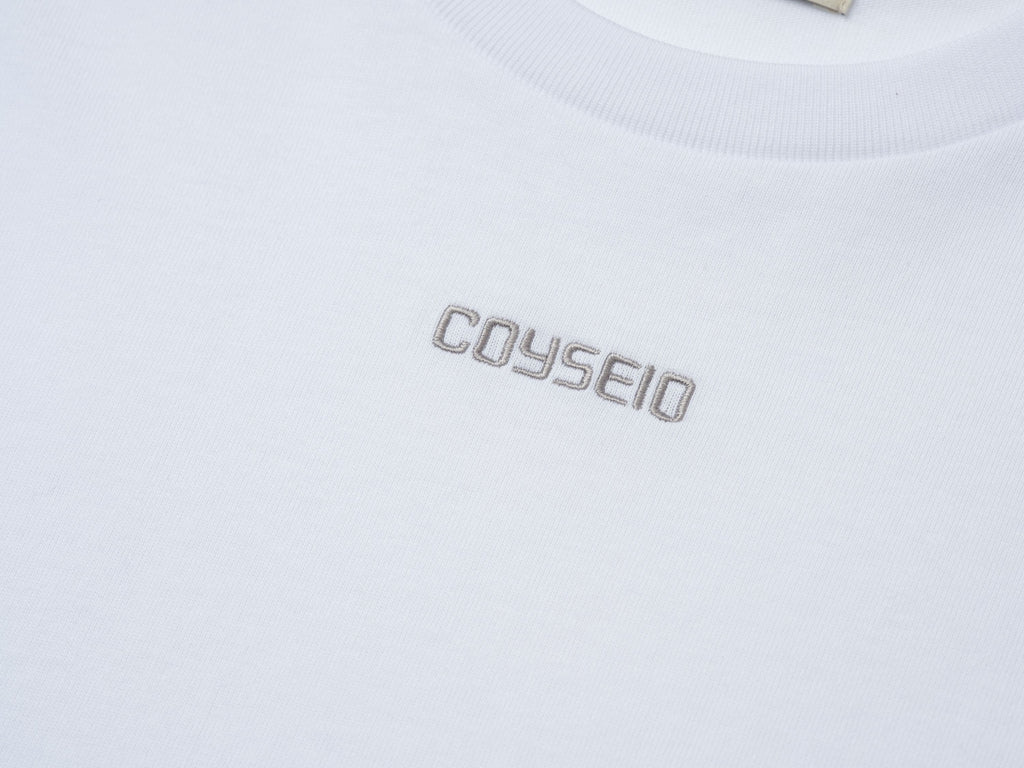 Coyseio - Mini Logo Regular T-Shirt (White) product image 8 | TRAB K-Fashion Australia