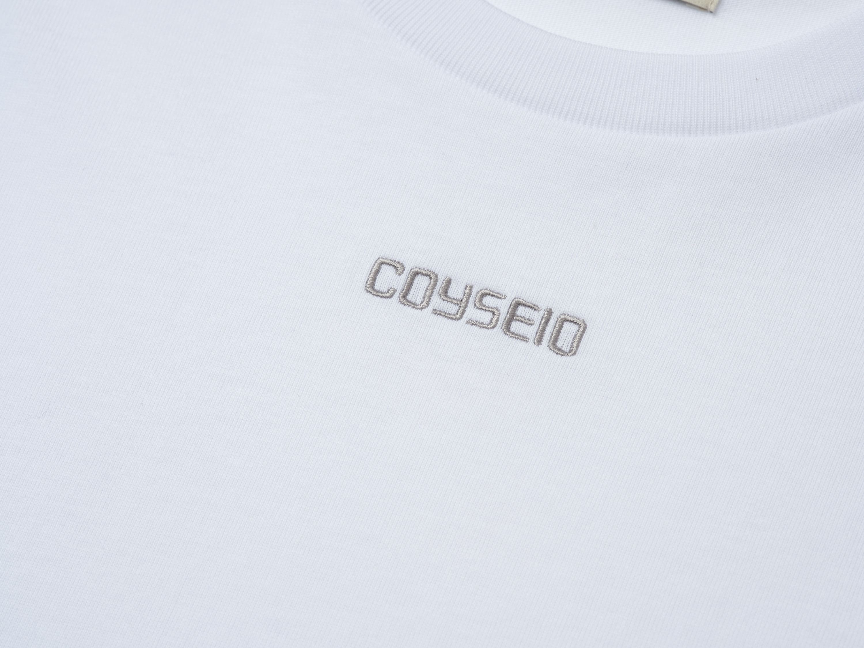 Coyseio - Mini Logo Regular T-Shirt (White) product image 8 | TRAB K-Fashion Australia
