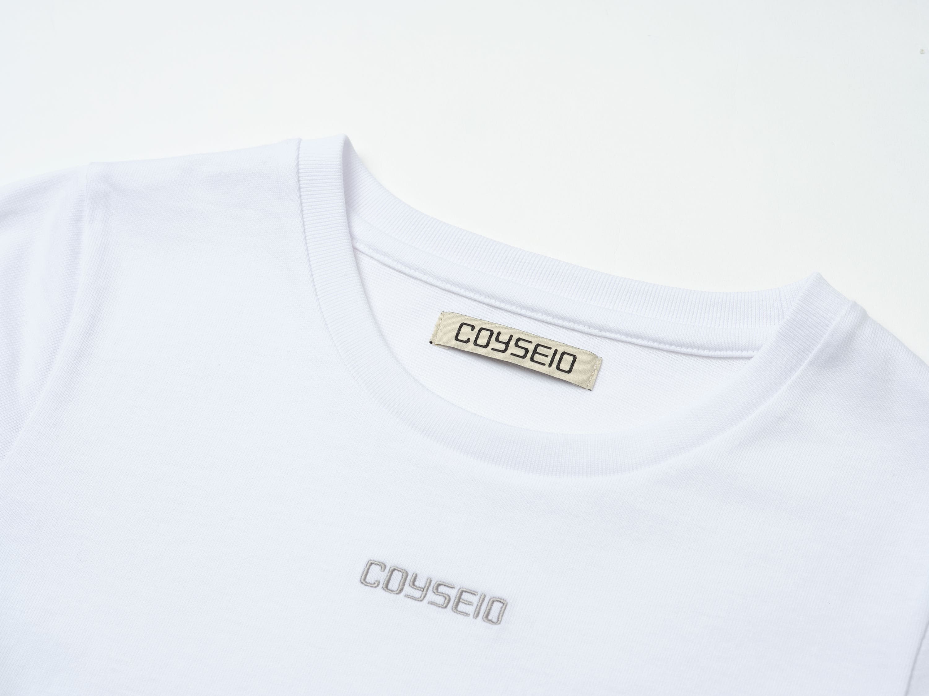 Coyseio - Mini Logo T-Shirt (White) product image 7 | TRAB K-Fashion Australia