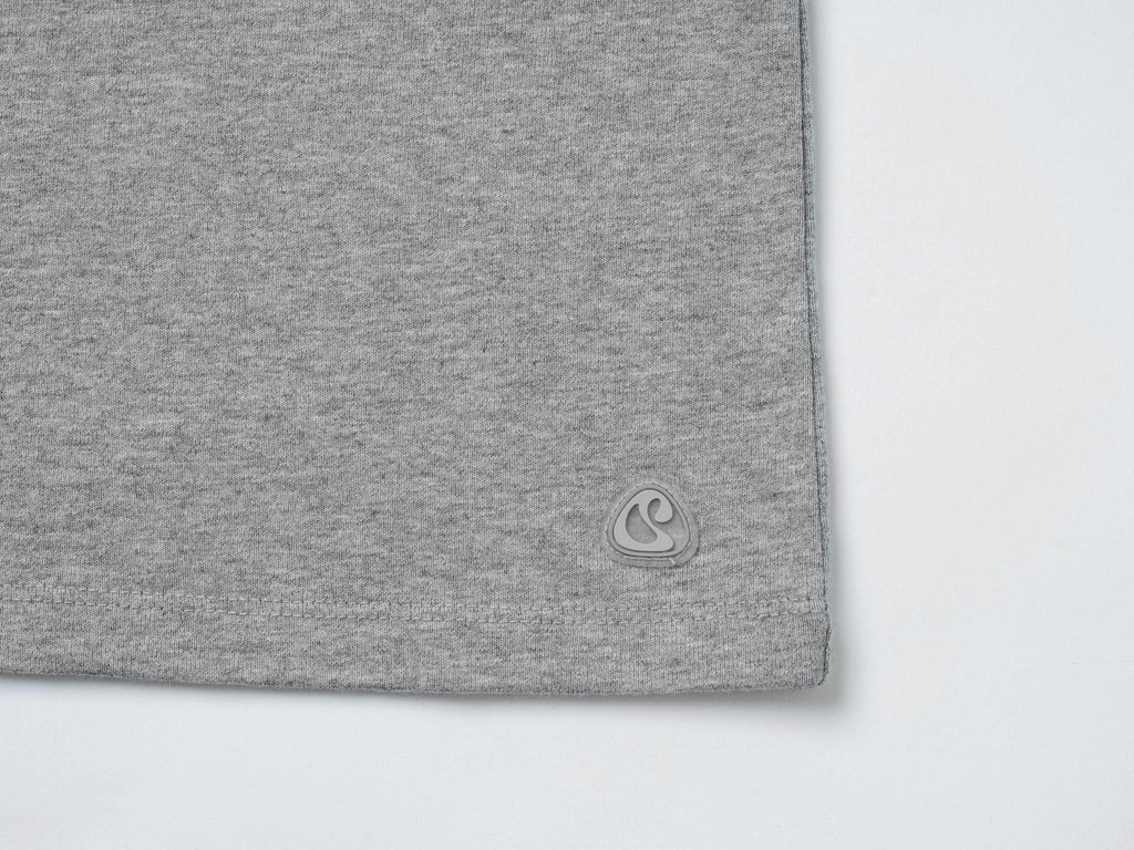 Coyseio - Mini Logo Regular T-Shirt (Melange Grey) product image 8 | TRAB K-Fashion Australia