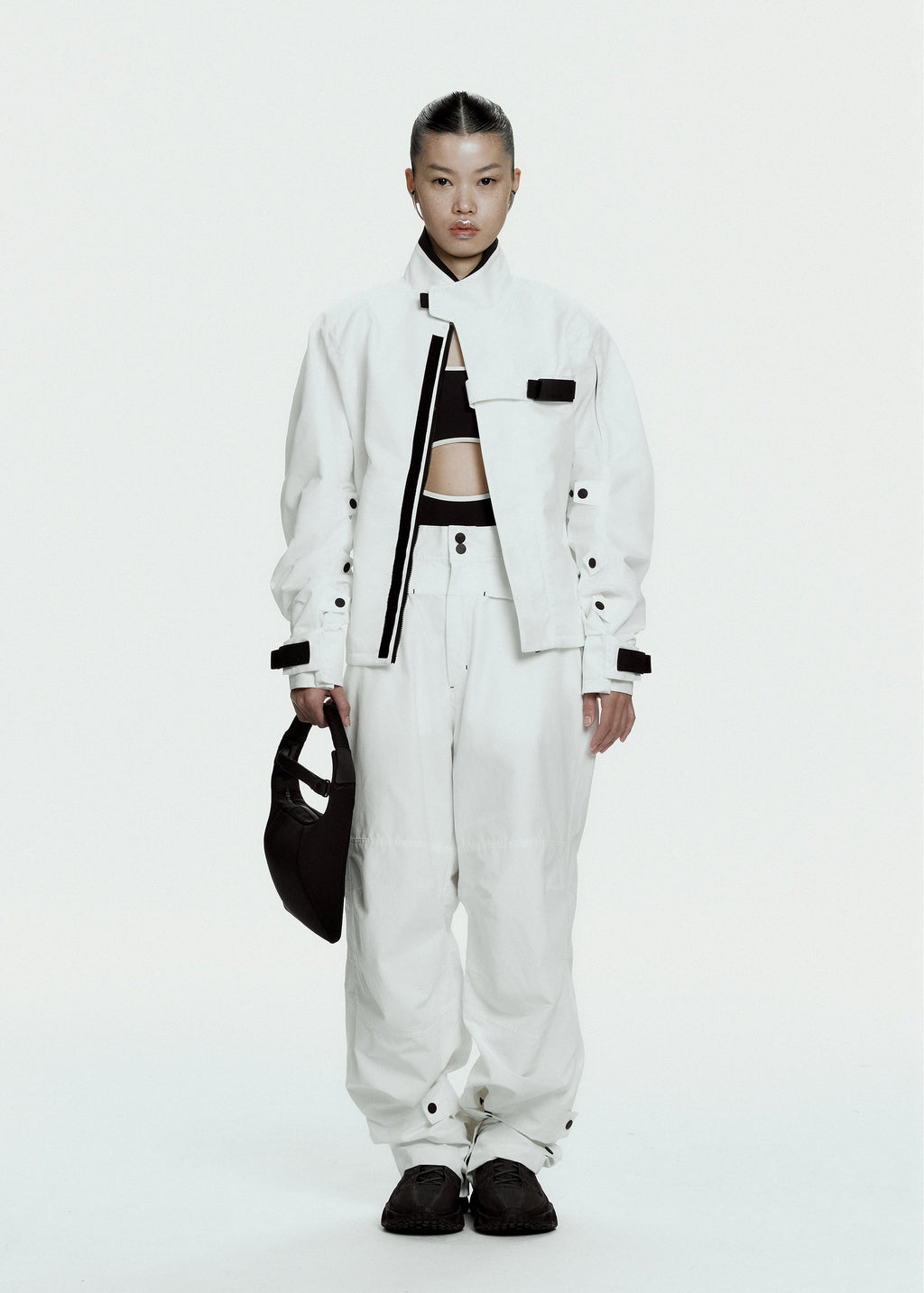 Hyein Seo - Biker Jacket (White) product image 2 | TRAB K-Fashion Australia