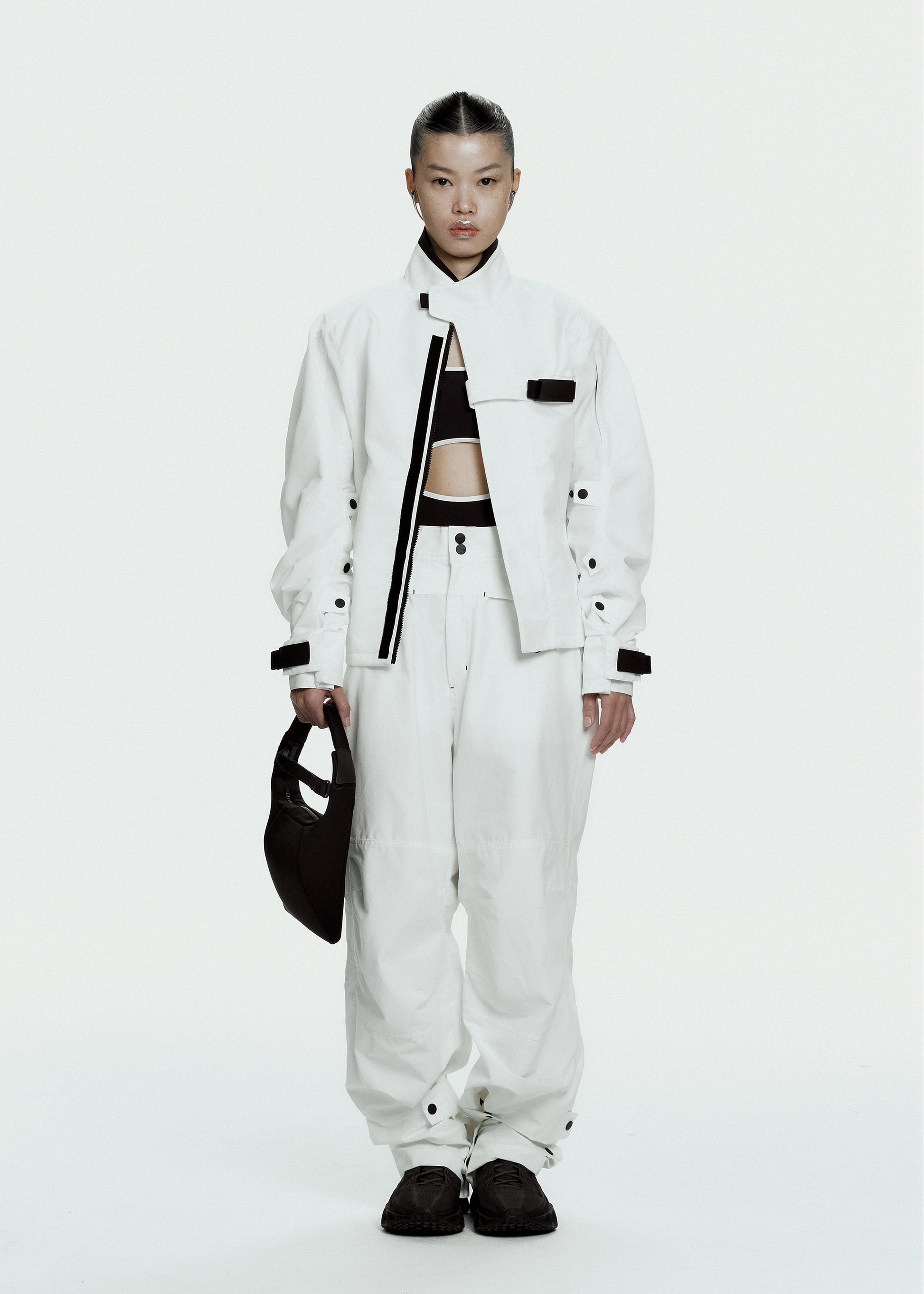 Hyein Seo - Biker Jacket (White) product image 2 | TRAB K-Fashion Australia