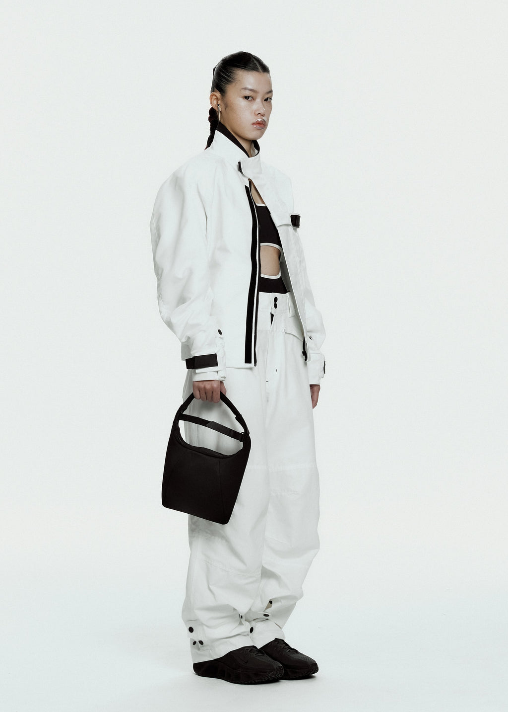 Hyein Seo - Biker Jacket (White) product image 1 | TRAB K-Fashion Australia