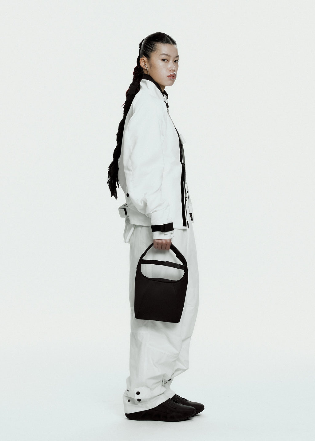 Hyein Seo - Biker Jacket (White) product image 3 | TRAB K-Fashion Australia