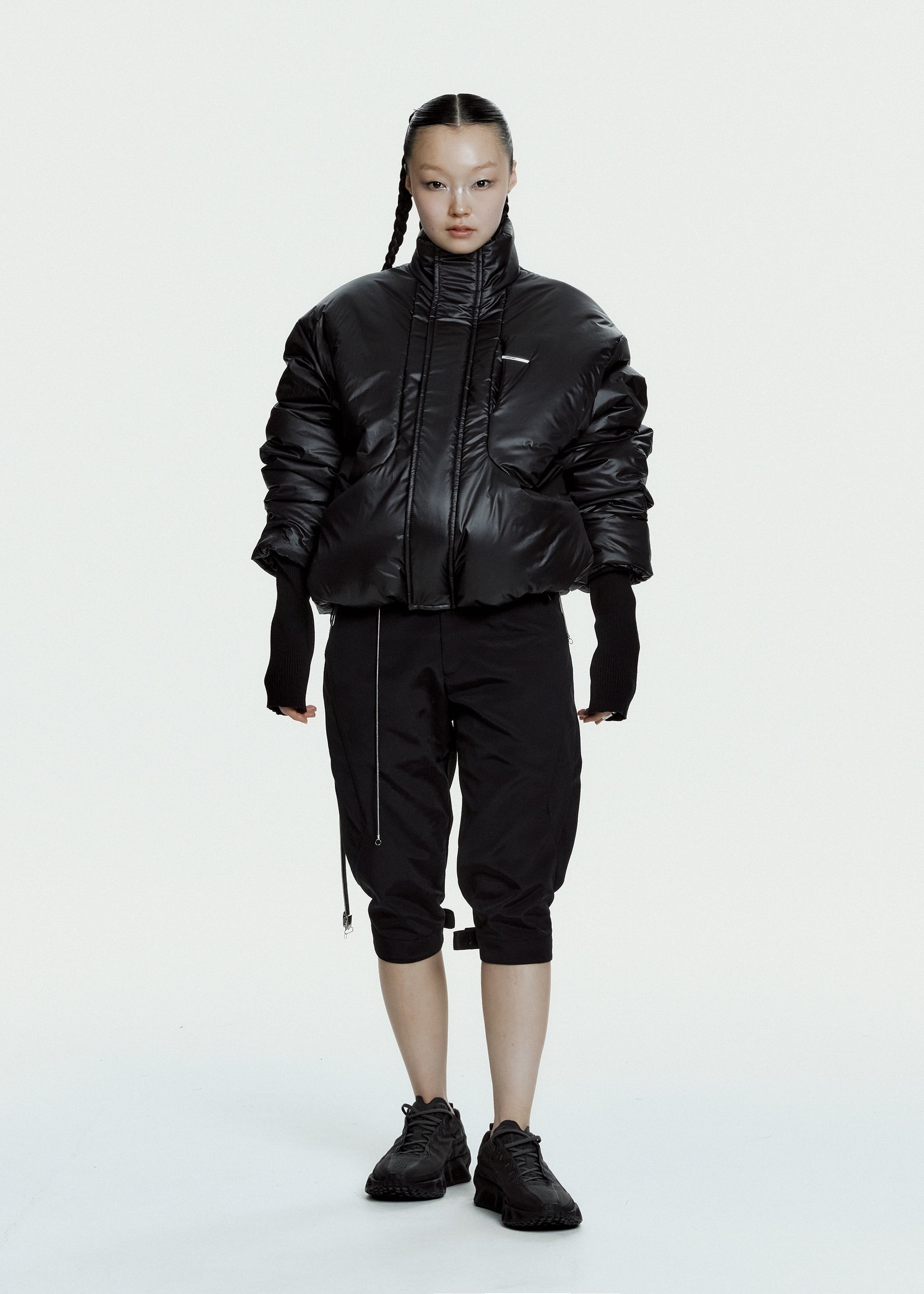 Hyein Seo - Convertible Moto Pants (Black) product image 5 | TRAB K-Fashion Australia
