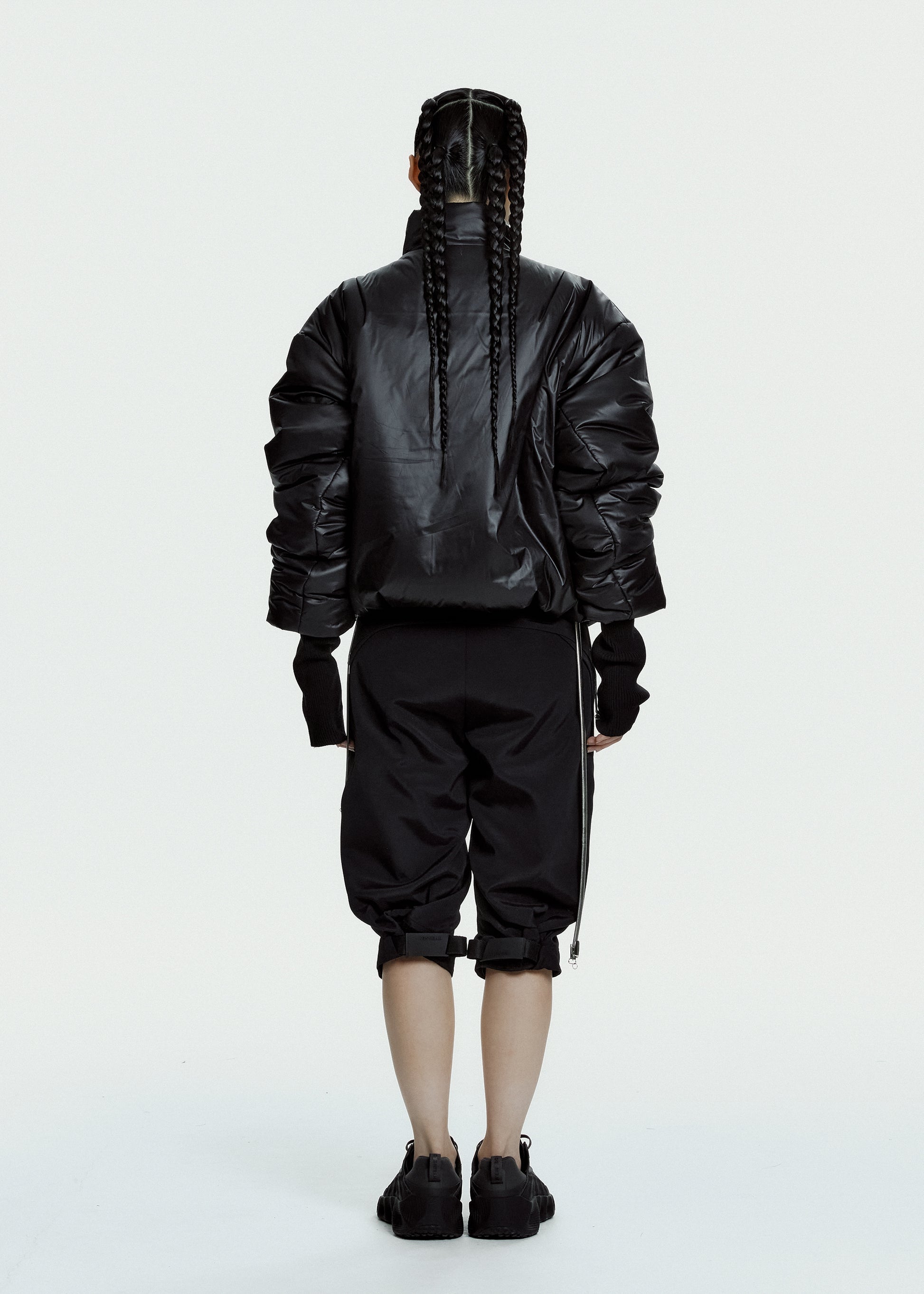 Hyein Seo - Padded Jacket w/ Balaclava (Black) product image 8 | TRAB K-Fashion Australia