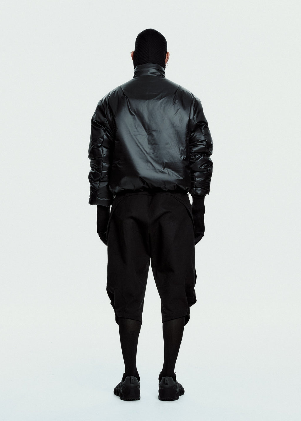 Hyein Seo - Padded Jacket w/ Balaclava (Black) product image 4 | TRAB K-Fashion Australia
