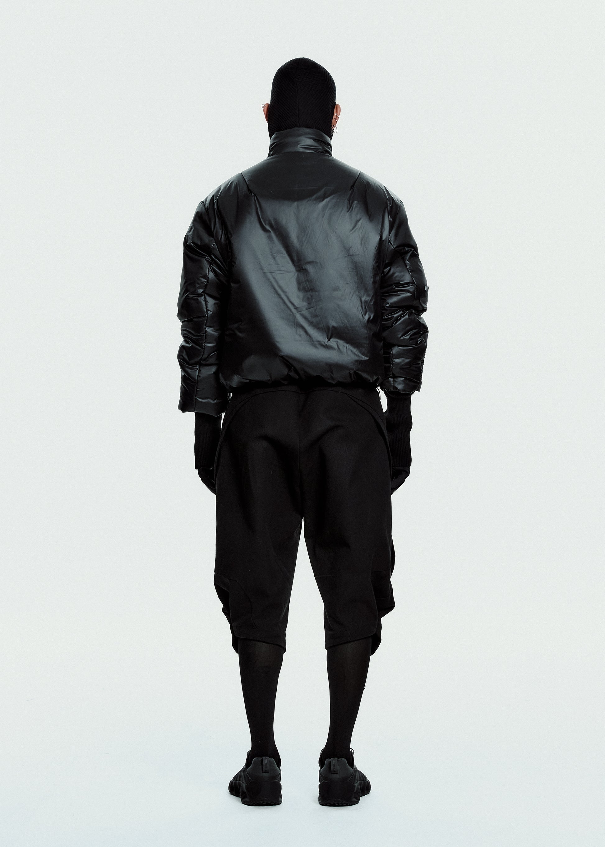 Hyein Seo - Padded Jacket w/ Balaclava (Black) product image 4 | TRAB K-Fashion Australia