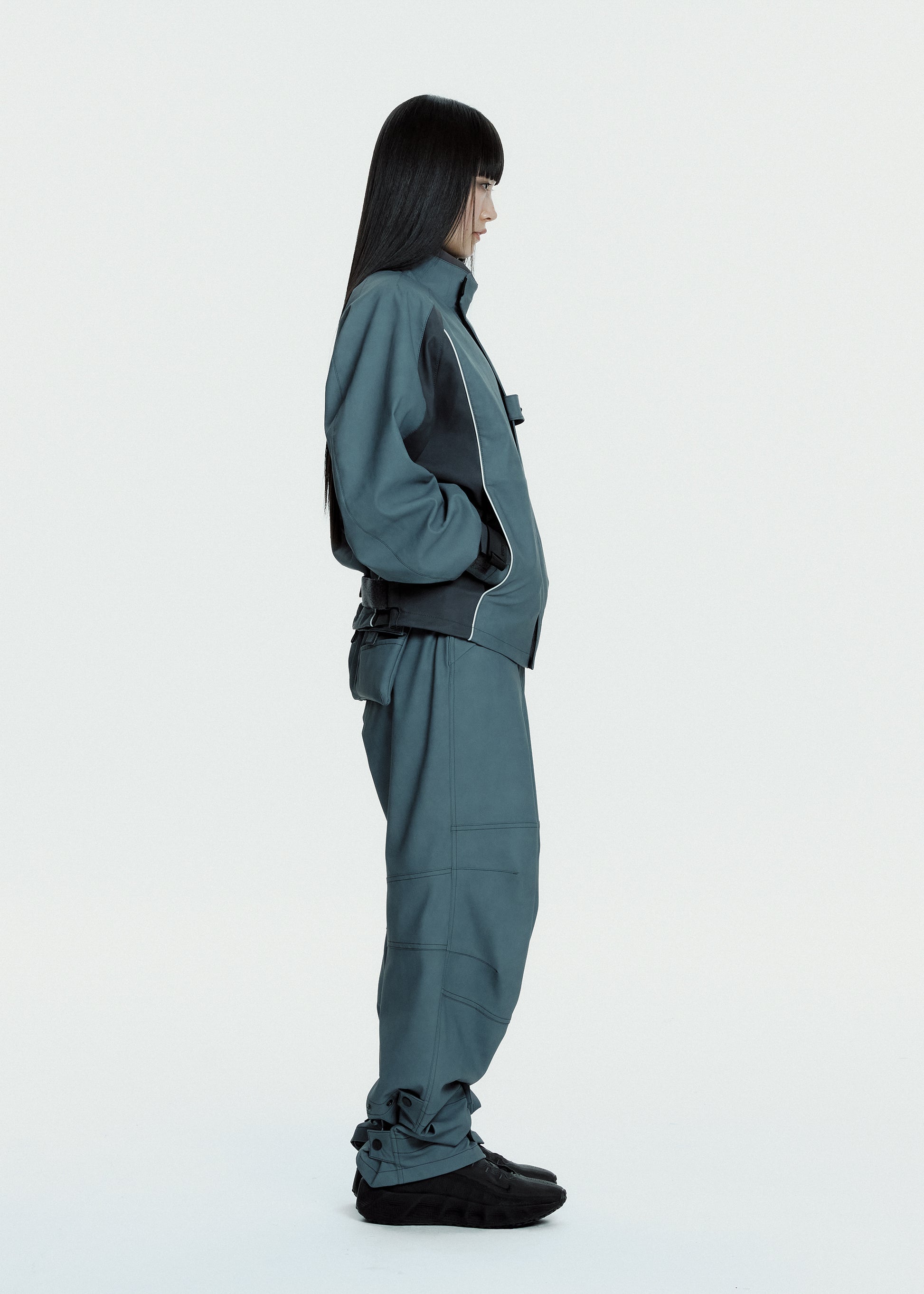 Hyein Seo - Biker Jacket (Slate Grey) product image 7 | TRAB K-Fashion Australia