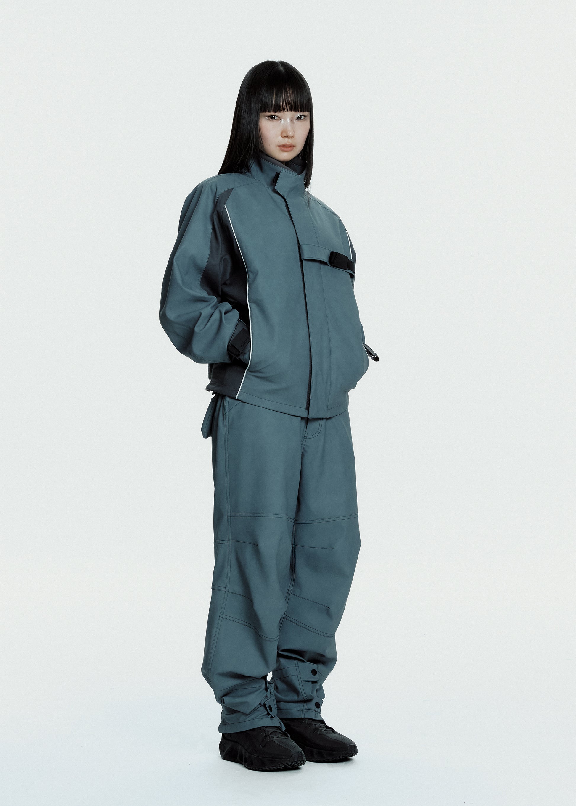 Hyein Seo - Biker Jacket (Slate Grey) product image 5 | TRAB K-Fashion Australia