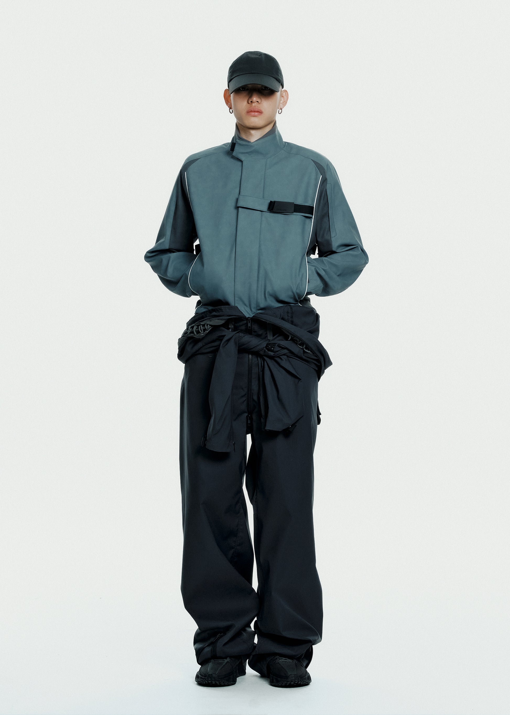 Hyein Seo - Biker Jacket (Slate Grey) product image 3 | TRAB K-Fashion Australia