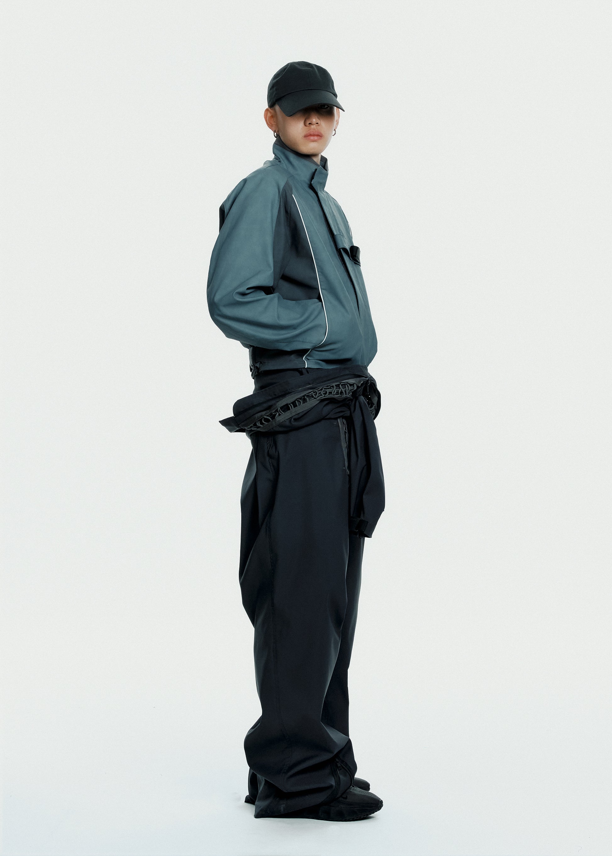 Hyein Seo - Biker Jacket (Slate Grey) product image 2 | TRAB K-Fashion Australia