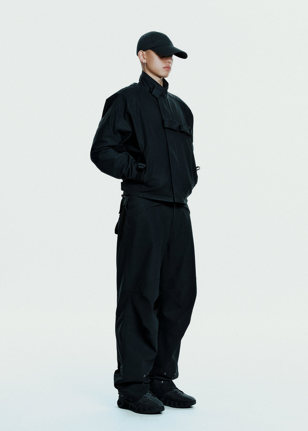 Hyein Seo - Biker Pants w/ Detachable Bag (Black) product image 2 | TRAB K-Fashion Australia
