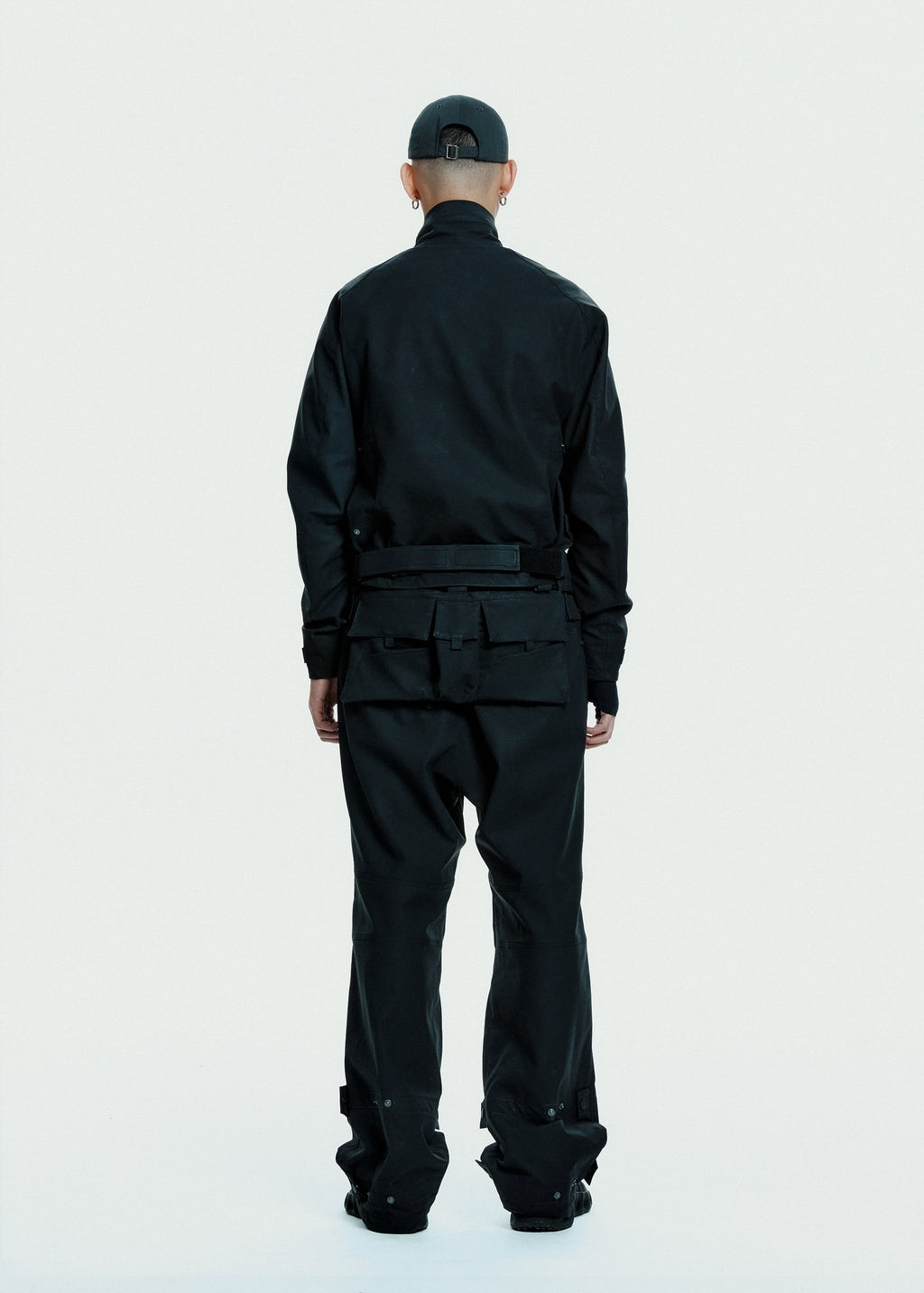 Hyein Seo - Biker Pants w/ Detachable Bag (Black) product image 4 | TRAB K-Fashion Australia