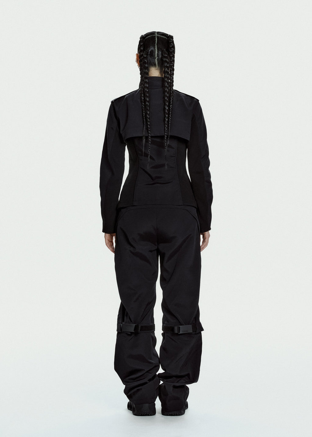 Hyein Seo - Double Layer Moto Jacket (Black) product image 4 | TRAB K-Fashion Australia