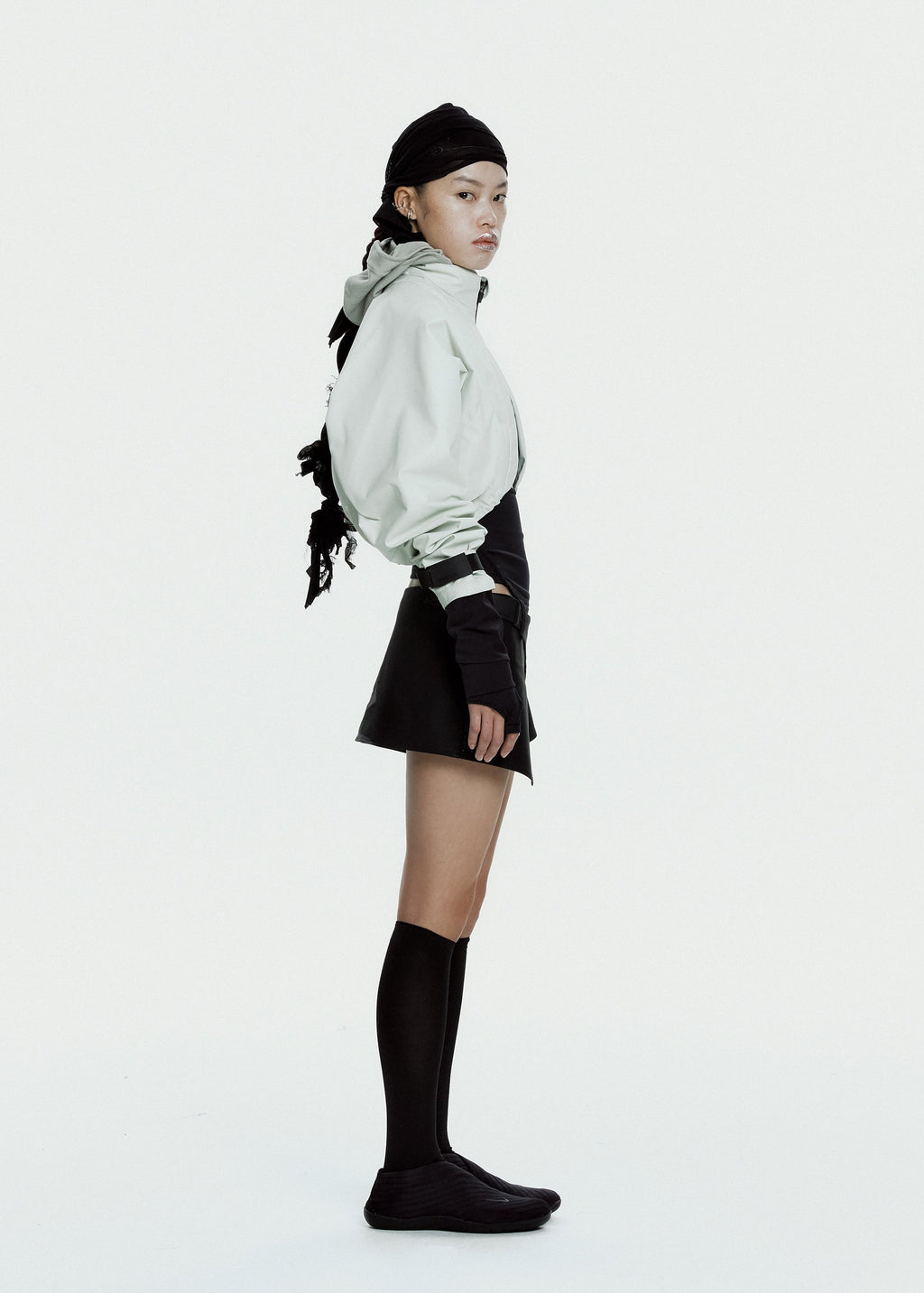 Hyein Seo - Double Layer Bolero Jacket (Pale Green) product image 3 | TRAB K-Fashion Australia